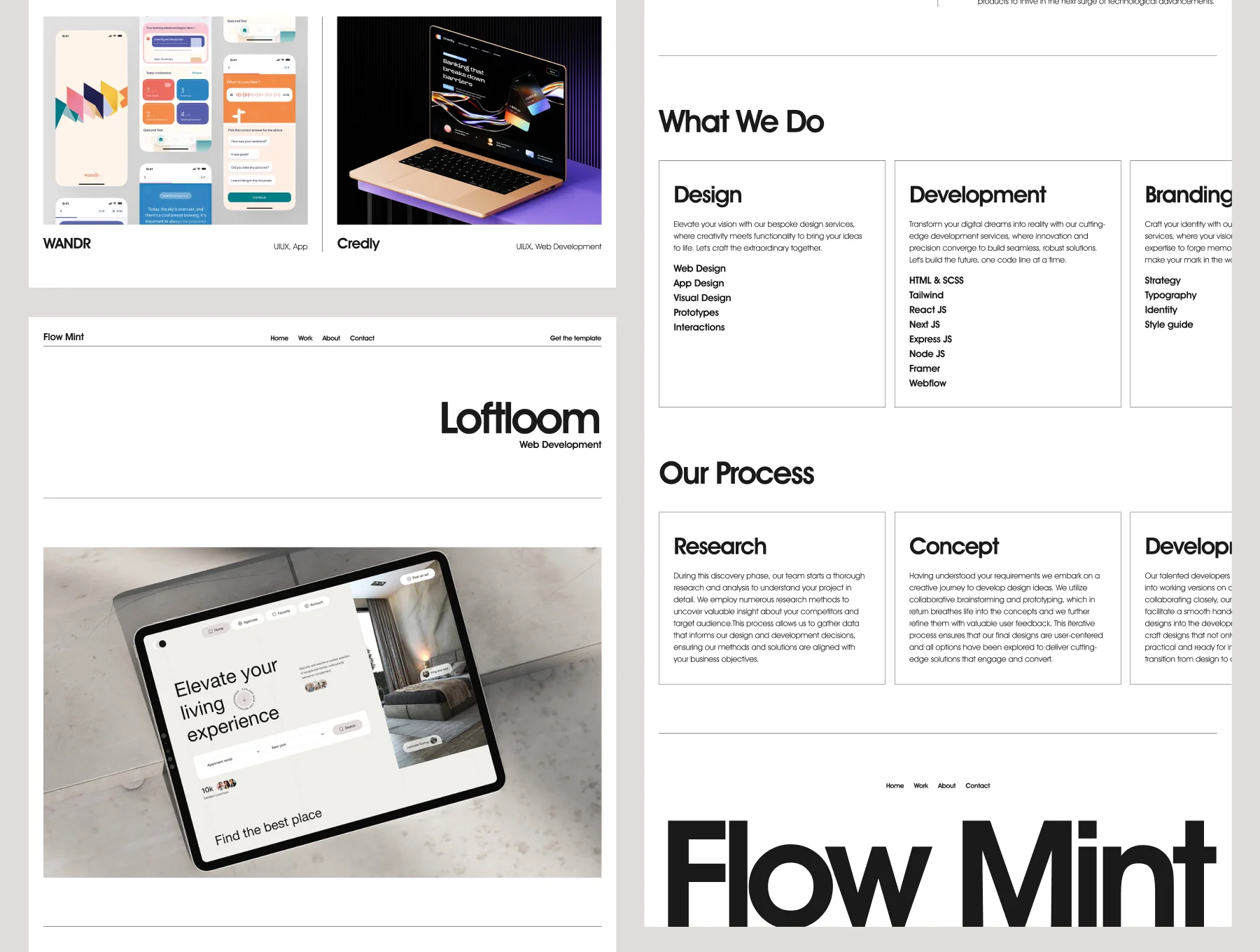 Flowmint Portfolio coded template 2