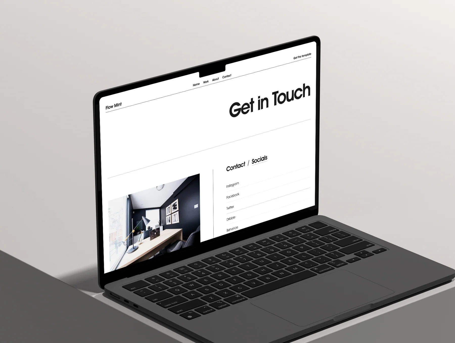 Flowmint Portfolio coded template 4