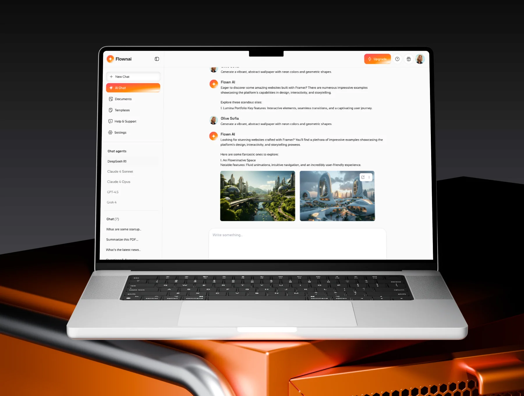 Flown Ai Chat Bot UI Kit 5