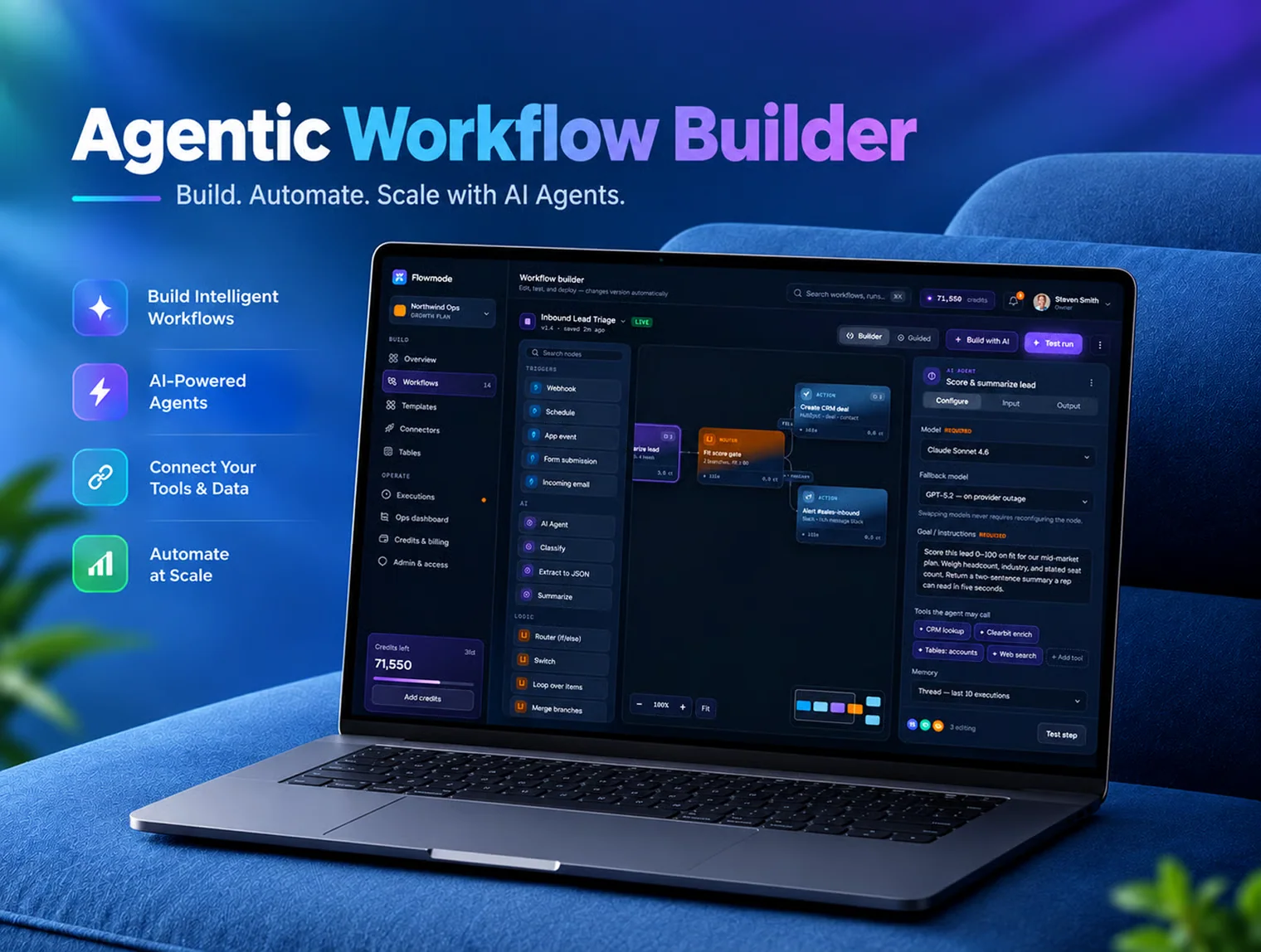 Flownode — AI Agent Workflow Builder UI Kit 2