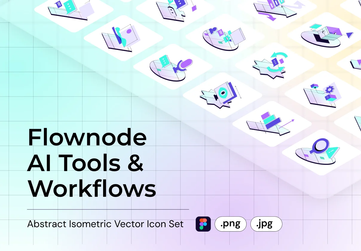 Flownode AI Tools Icon Set