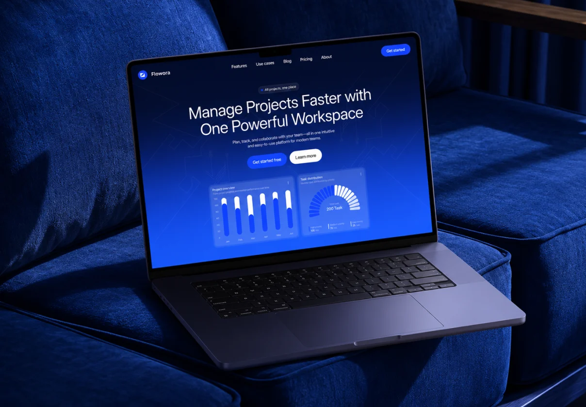 Flowora - Project Management SaaS Framer Template