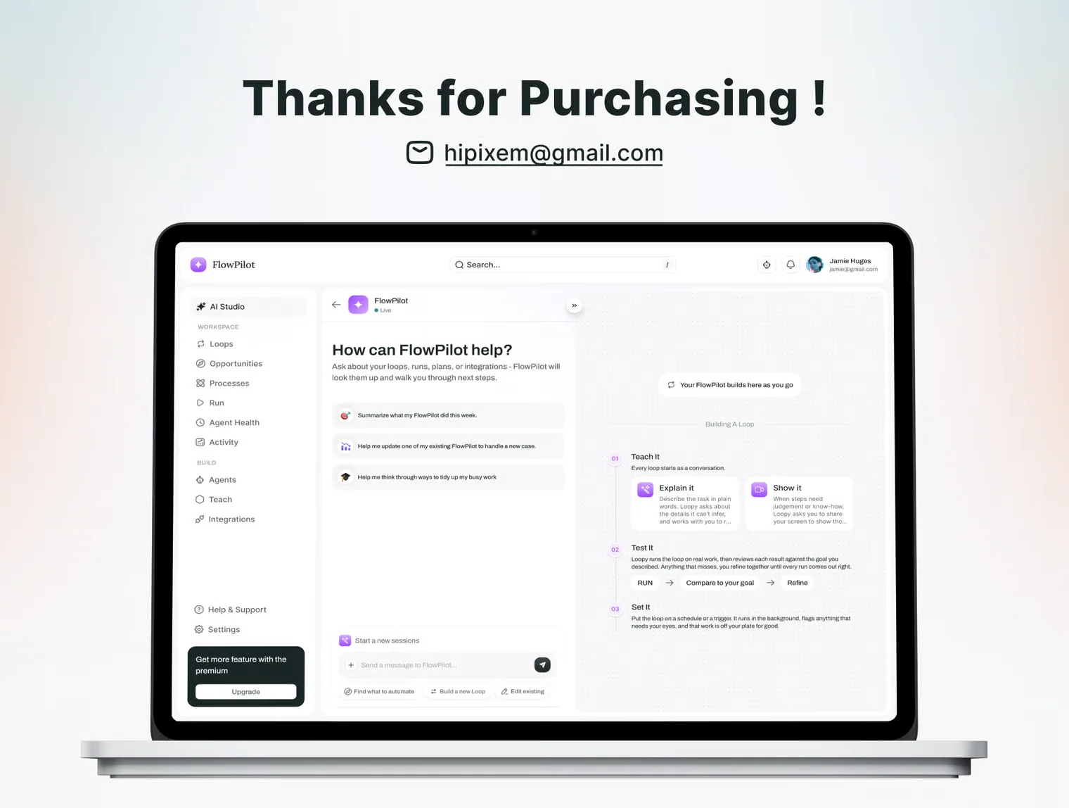 FlowPilot - AI Workforce & Automation SaaS UI Kit 6