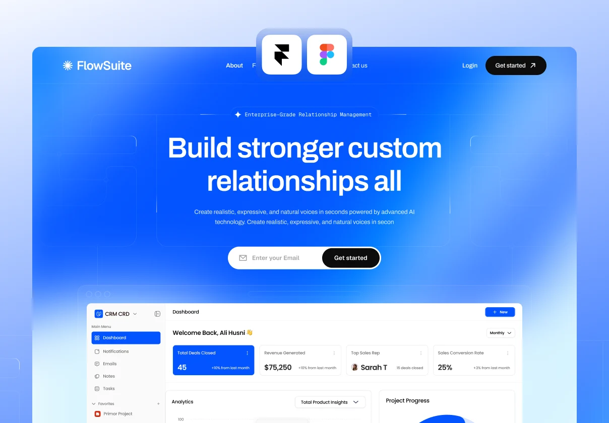 Flowsuite — Professional CRM Template