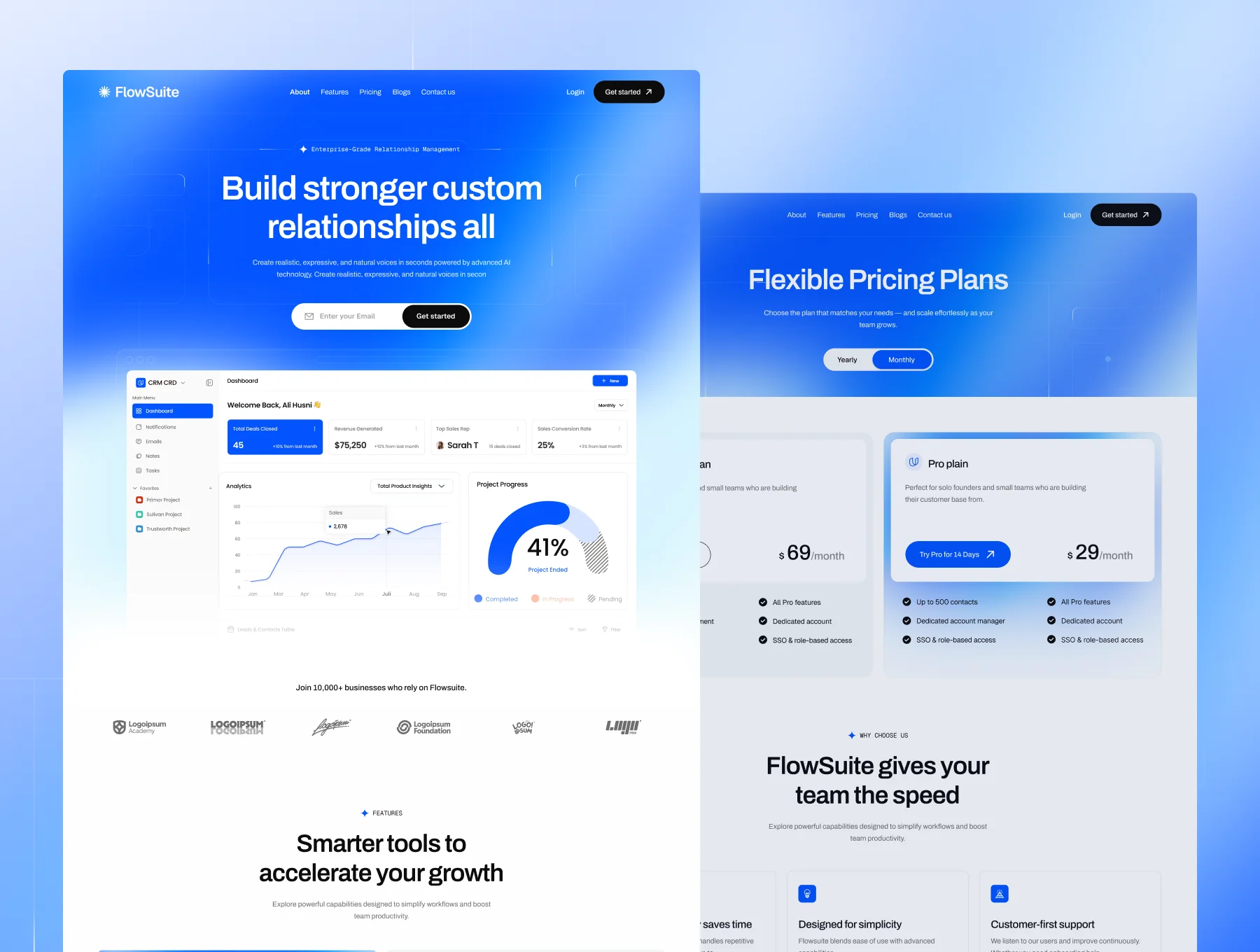 Flowsuite — Professional CRM Template 2