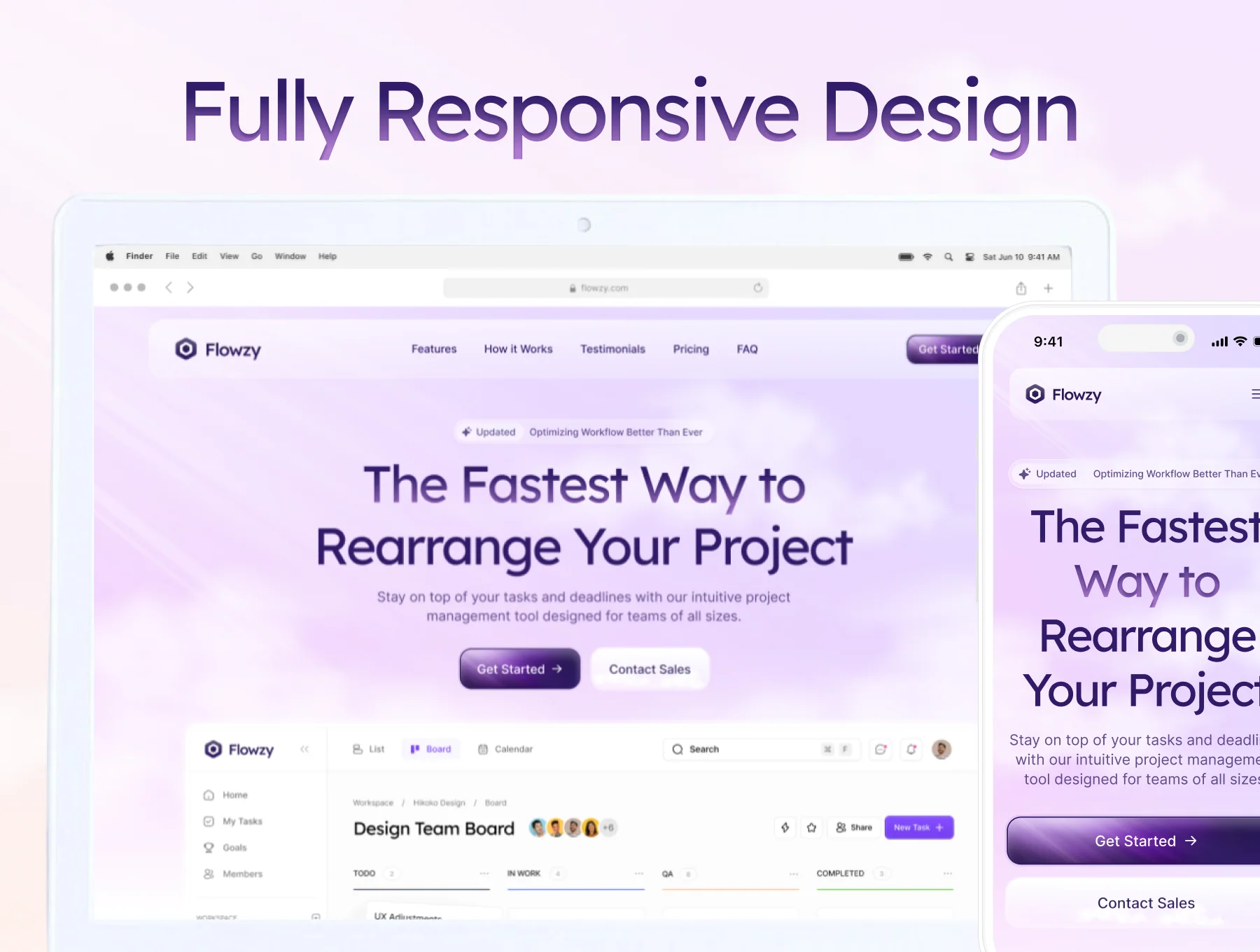 Flowzy - Playful Saas Marketing Landing Page 7