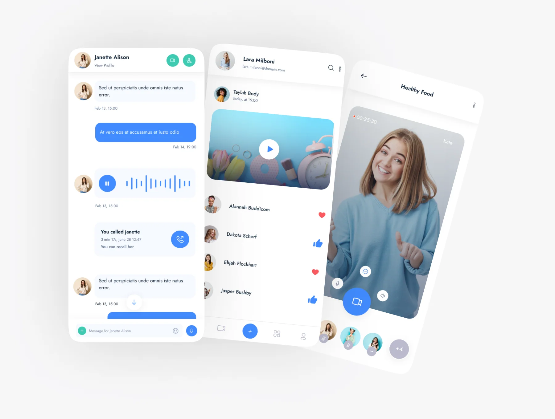 Fluchy | Chat & Video Messenger App UI Kit 5