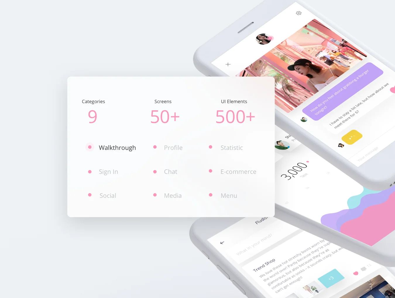Fludish Sketch UI Kit 9