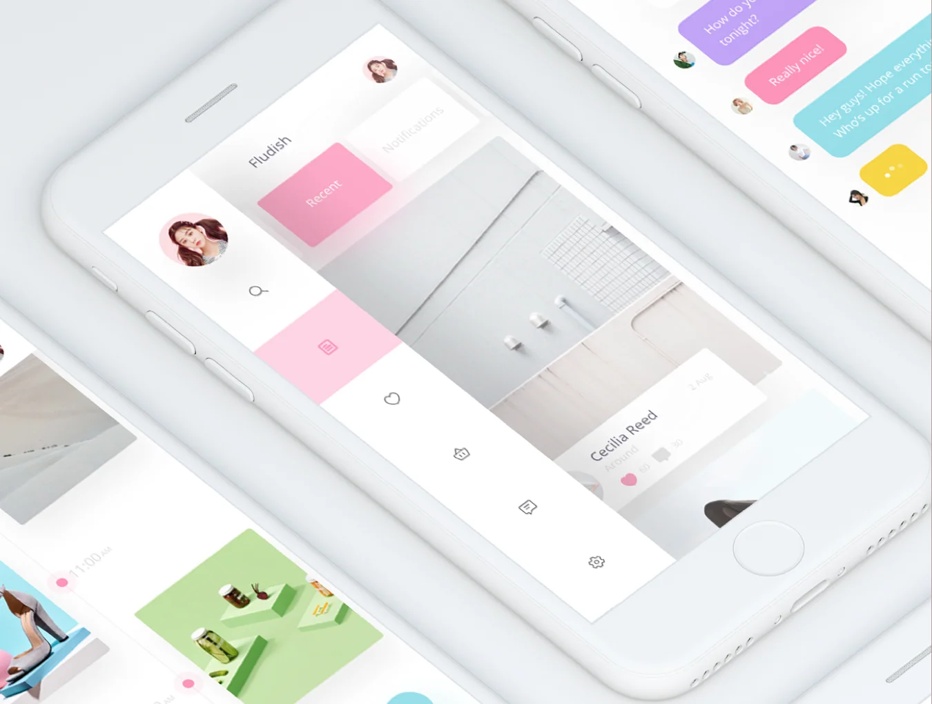 Fludish Sketch UI Kit 3