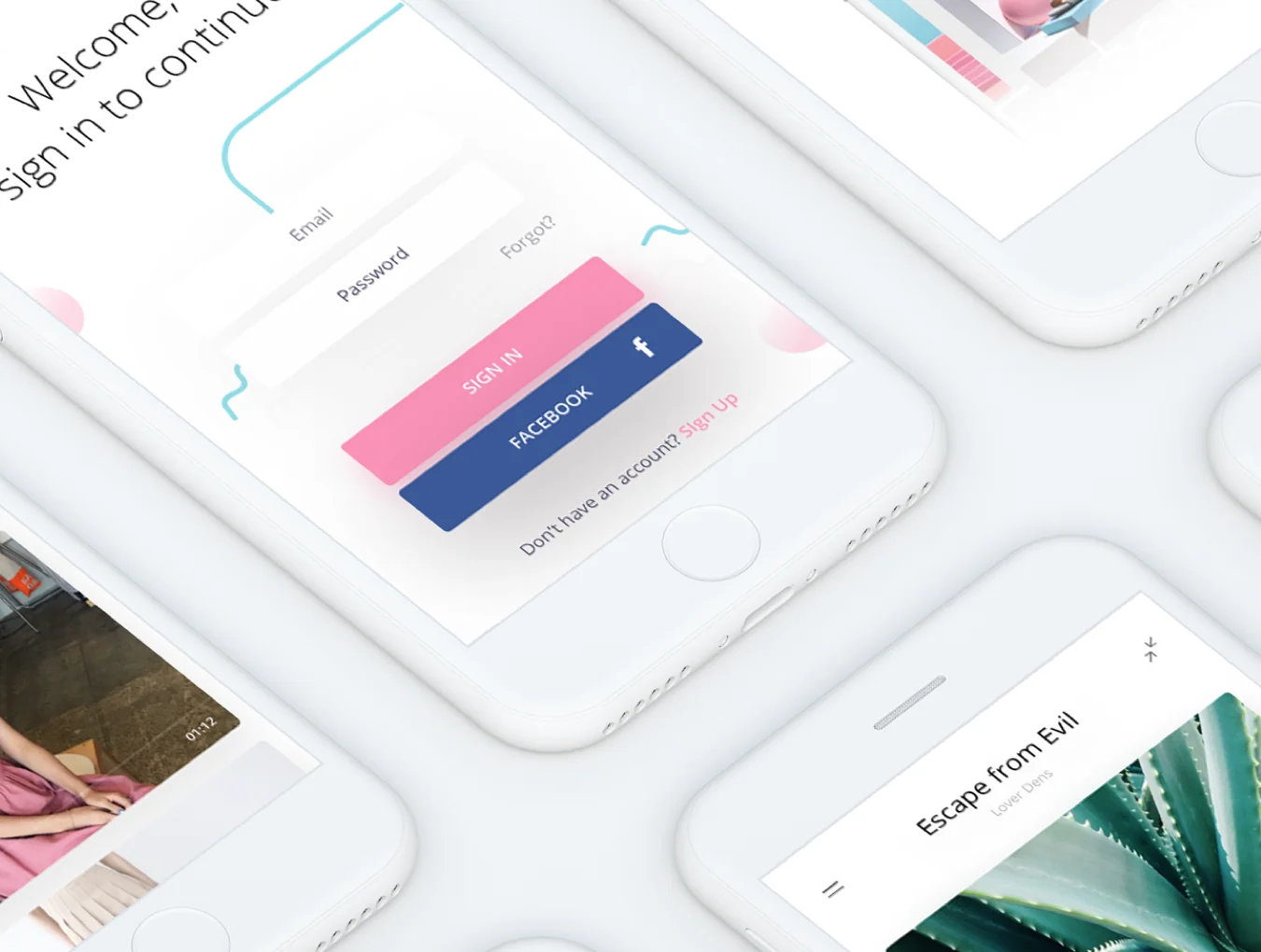 Fludish Sketch UI Kit 6