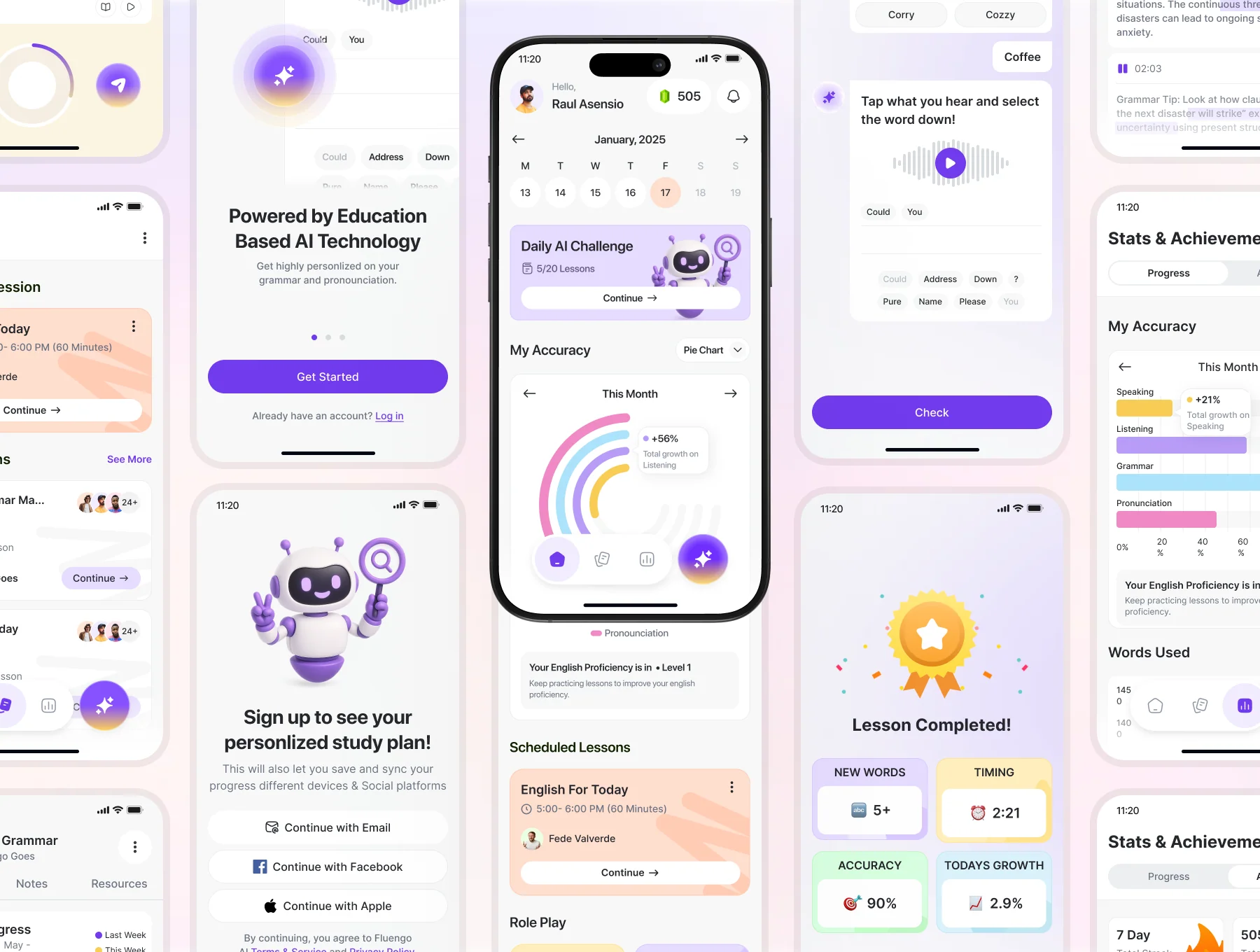 Fluen AI - AI Language Learning App Ui Kit 7