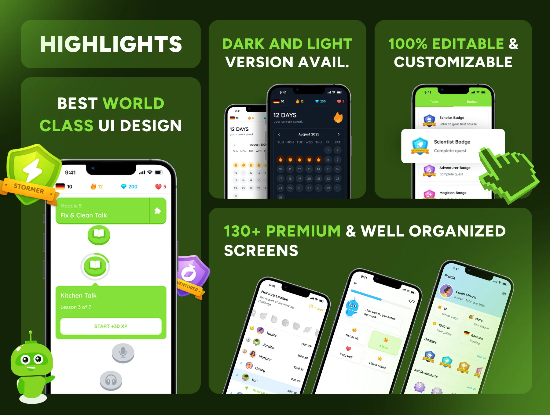 Fluento - Language Learning App Ui Kit 2