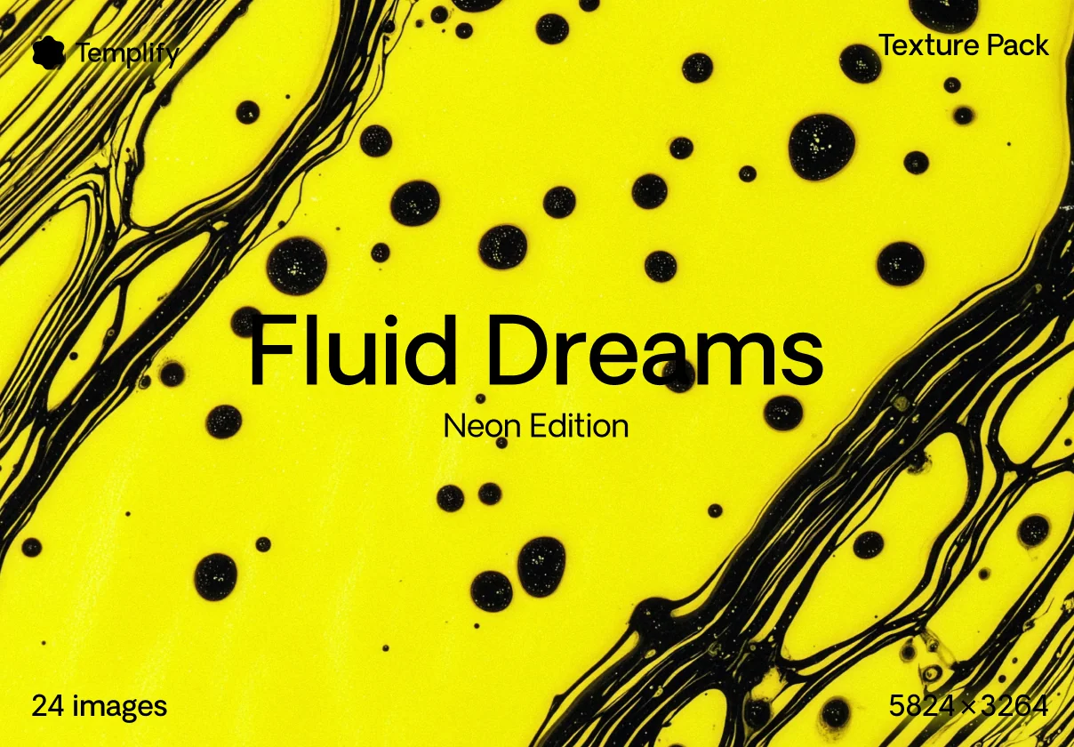 Fluid Dreams: Neon Edition  | Texture Background Pack
