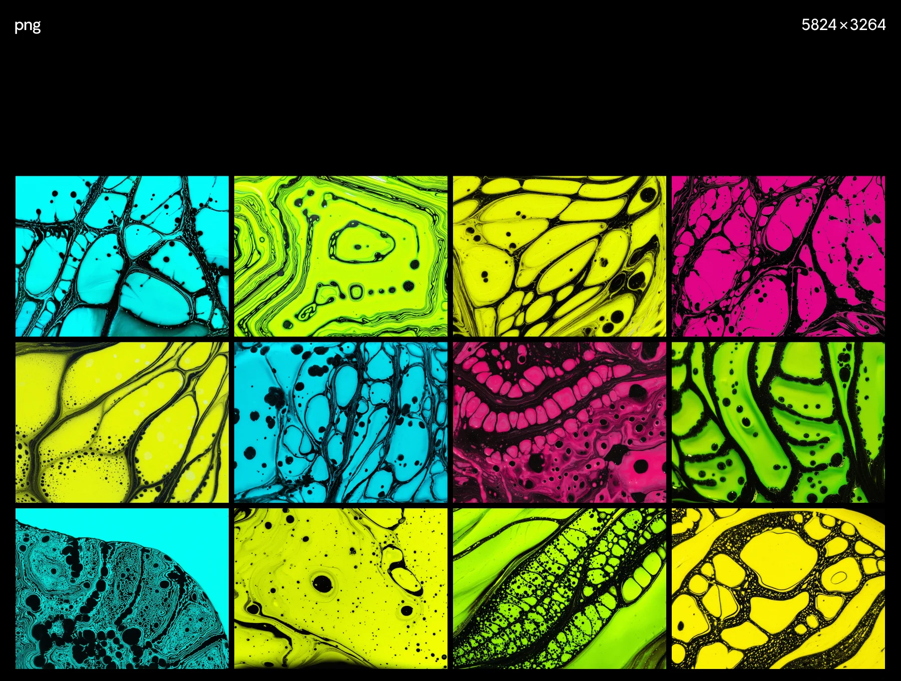 Fluid Dreams: Neon Edition  | Texture Background Pack 3