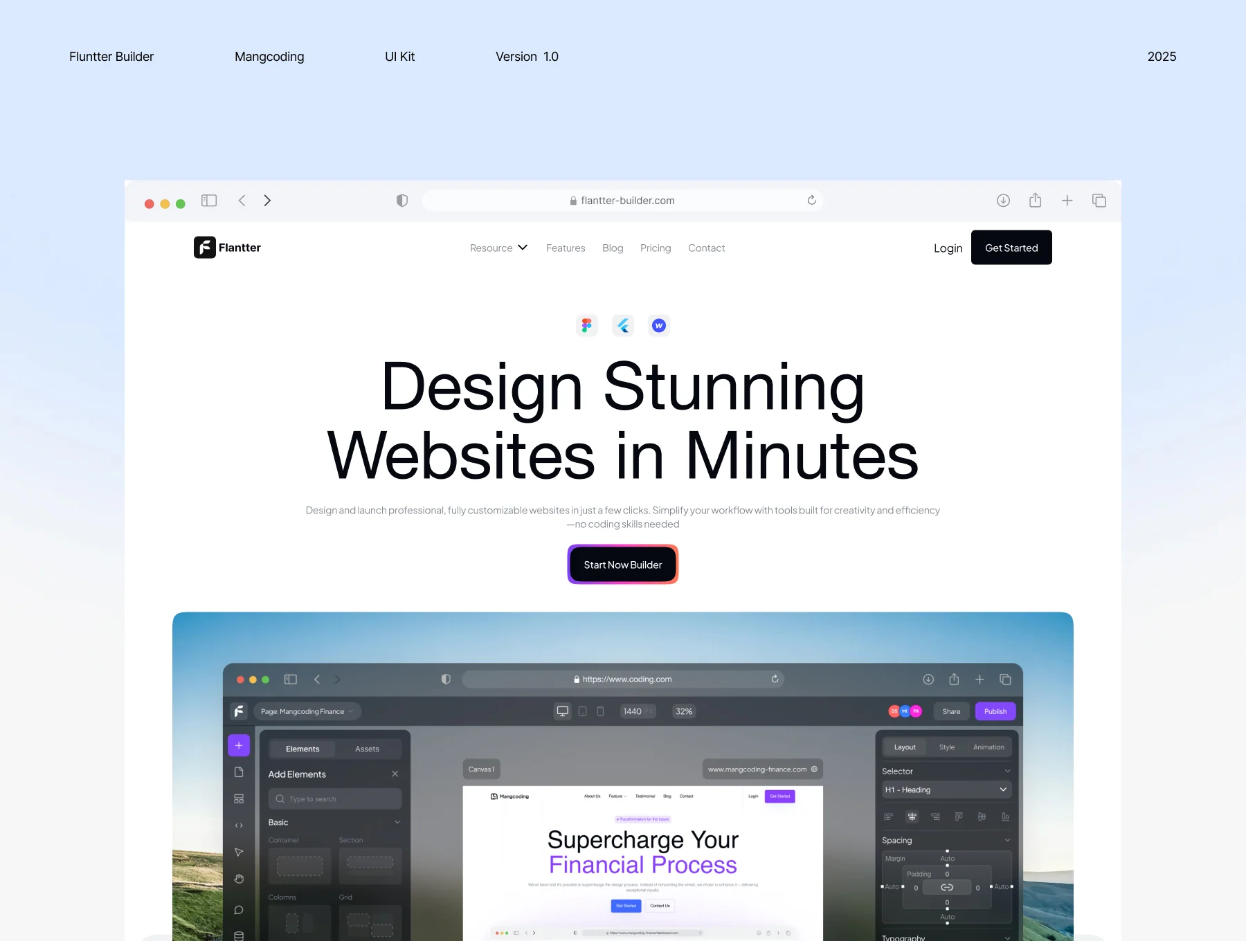 Flunter Builder - Website Builder 2