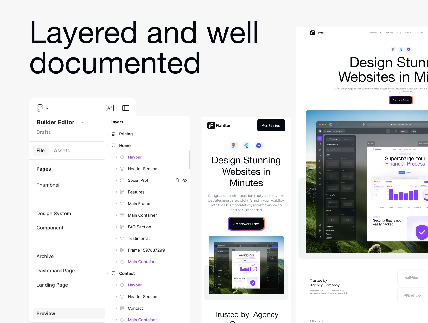 Flunter Builder - Website Builder 4