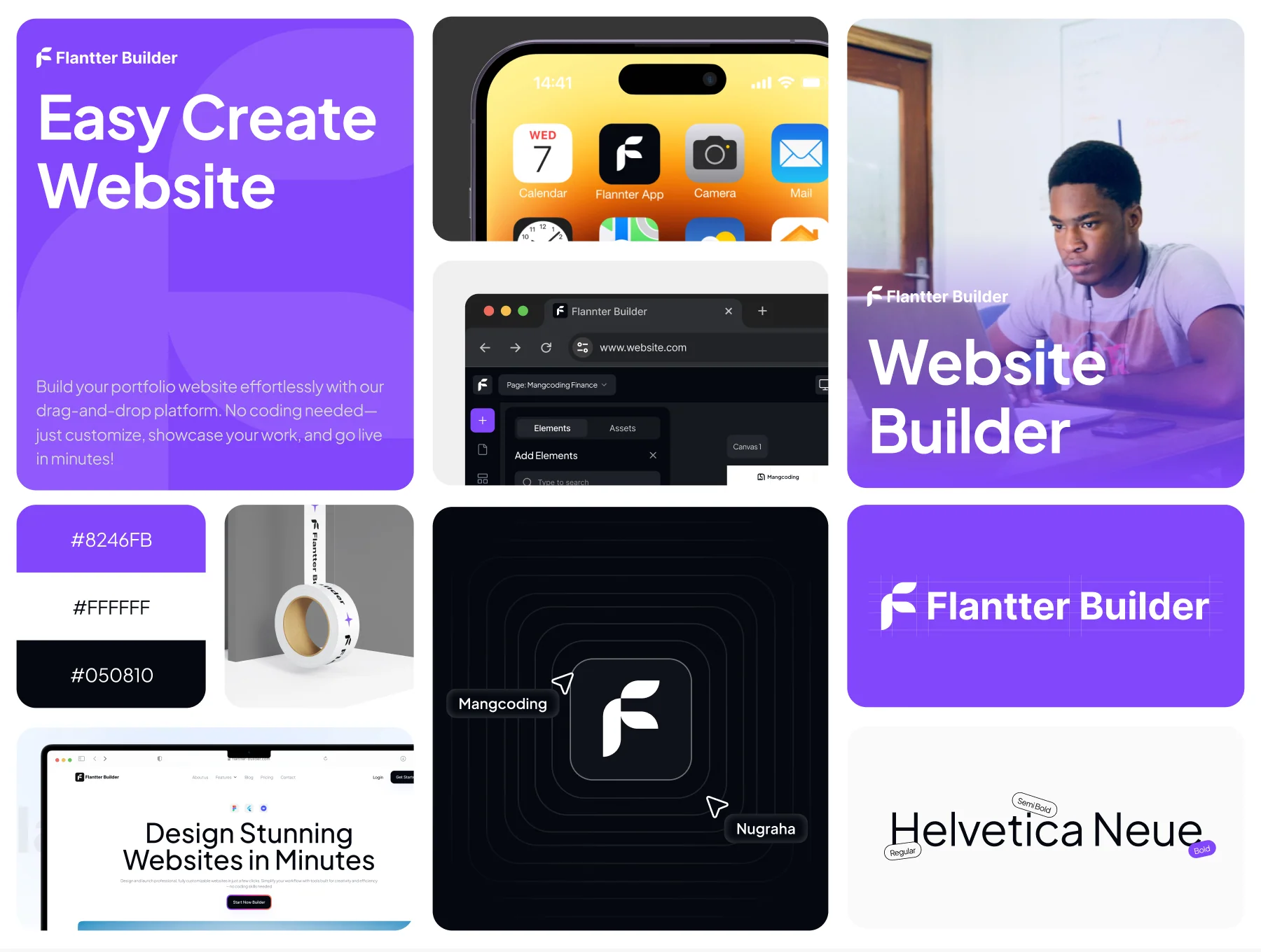 Flunter Builder - Website Builder 5