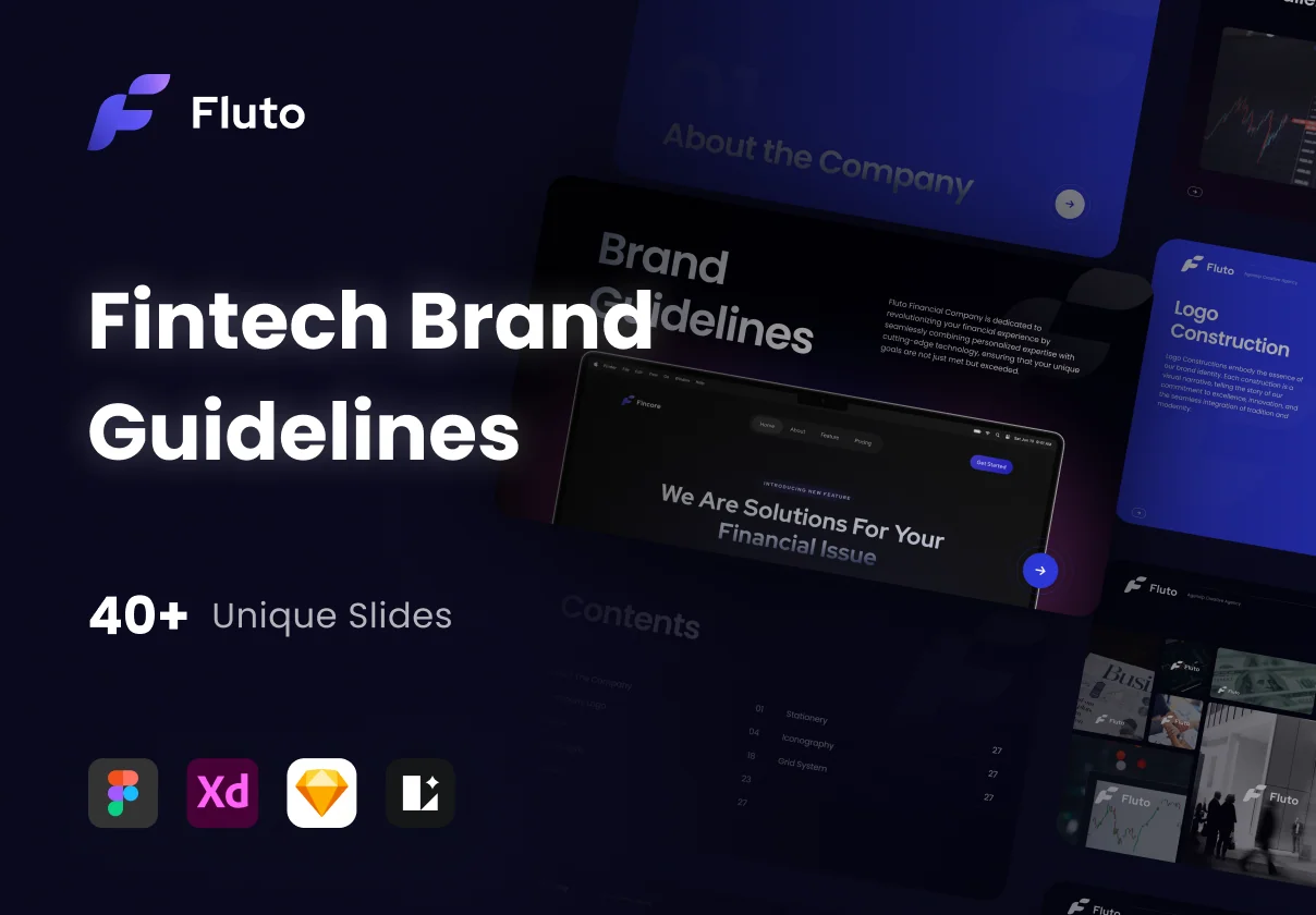Fluto - Fintech Brand Guidelines
