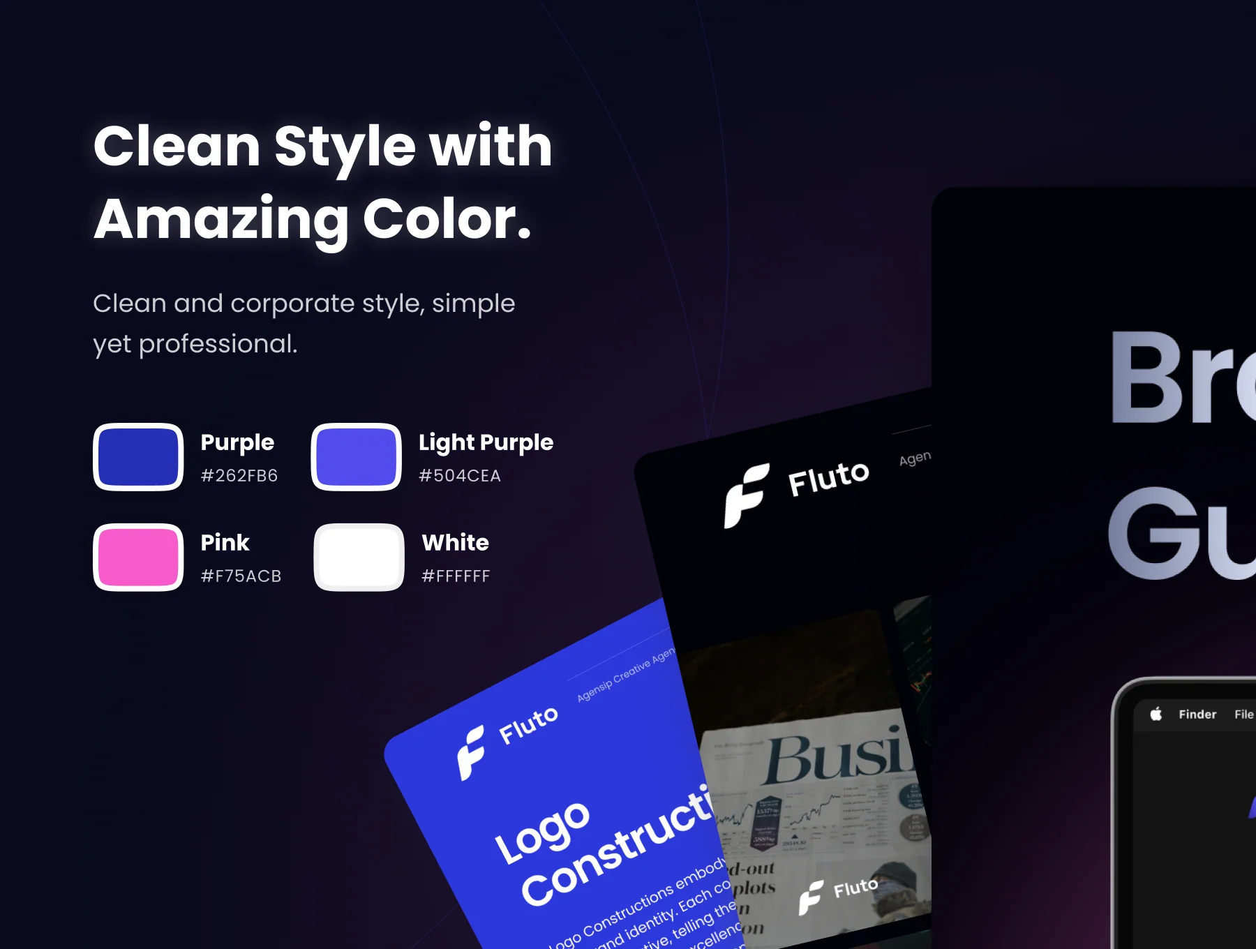 Fluto - Fintech Brand Guidelines 4
