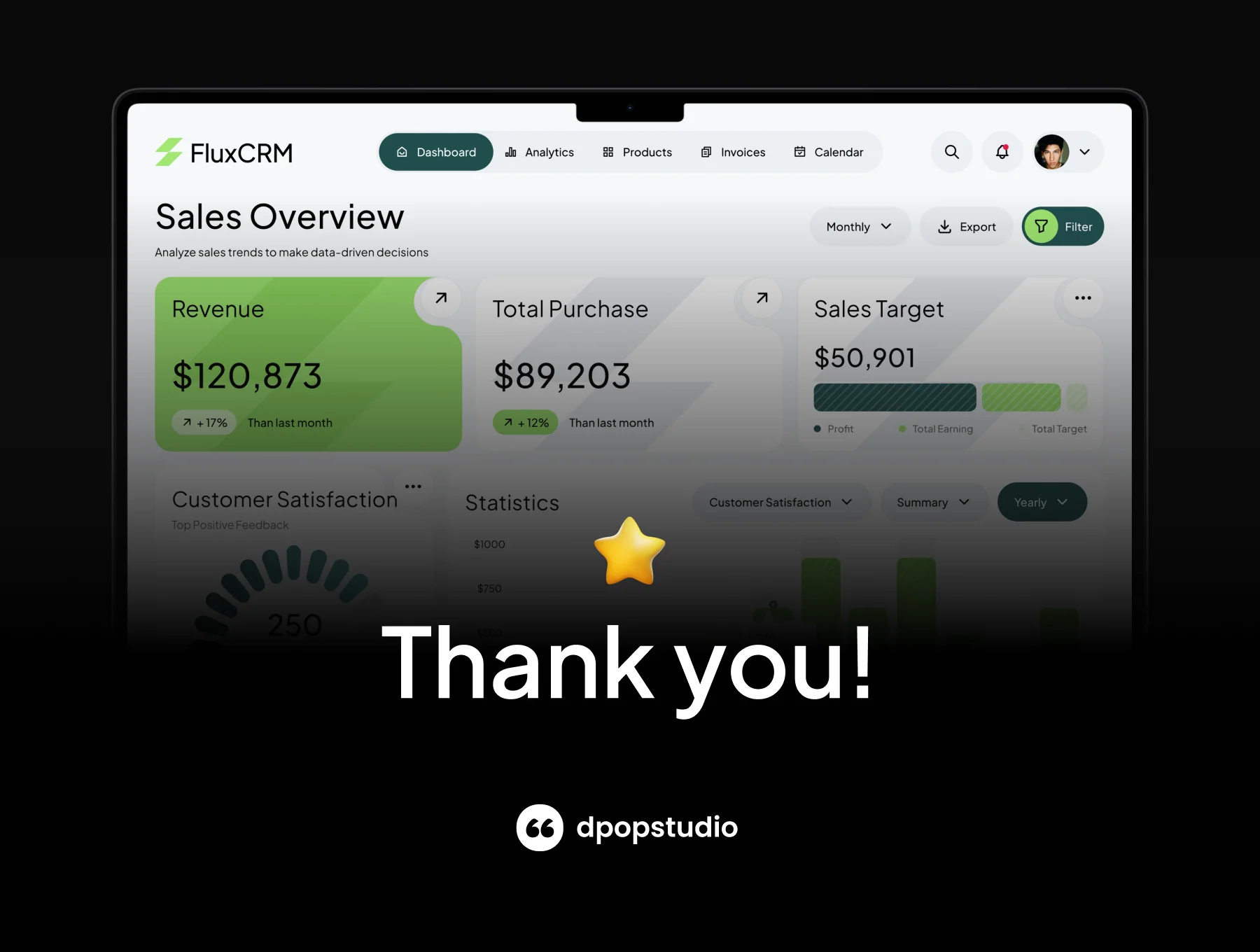 Flux - CRM Dashboard UI KIT 8