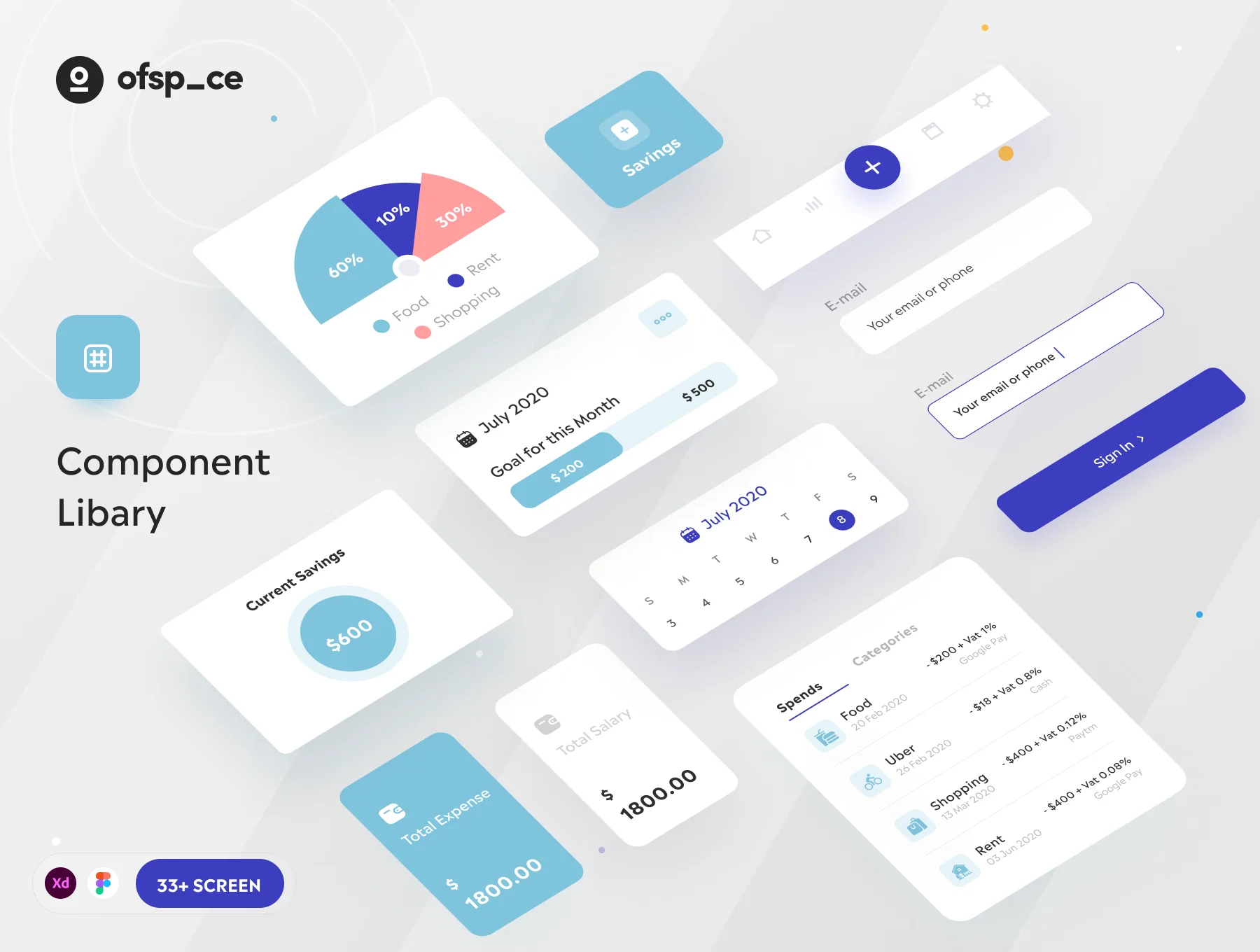 Flux - Expense Management UI Kit 3