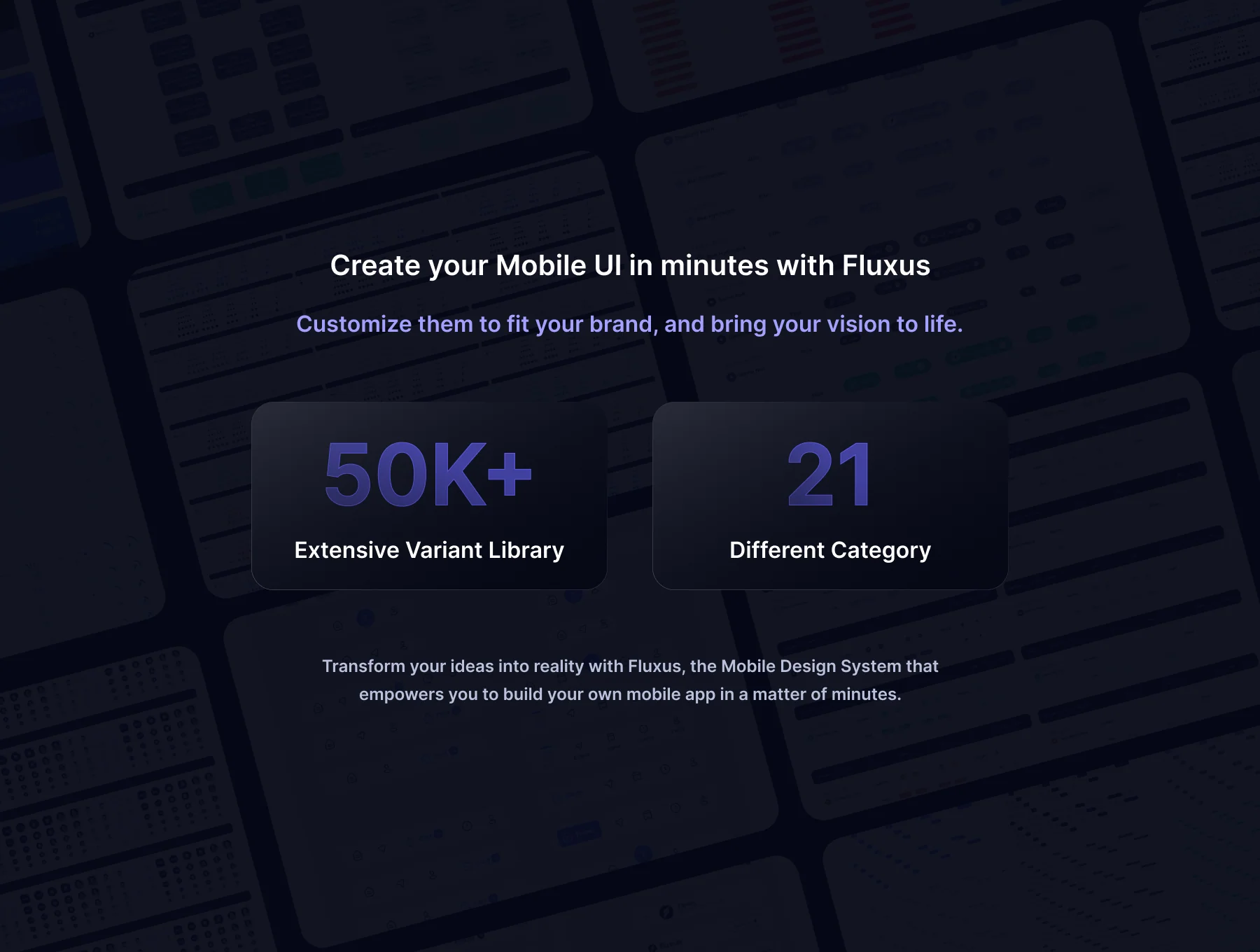 Fluxus Mobile Design System 6