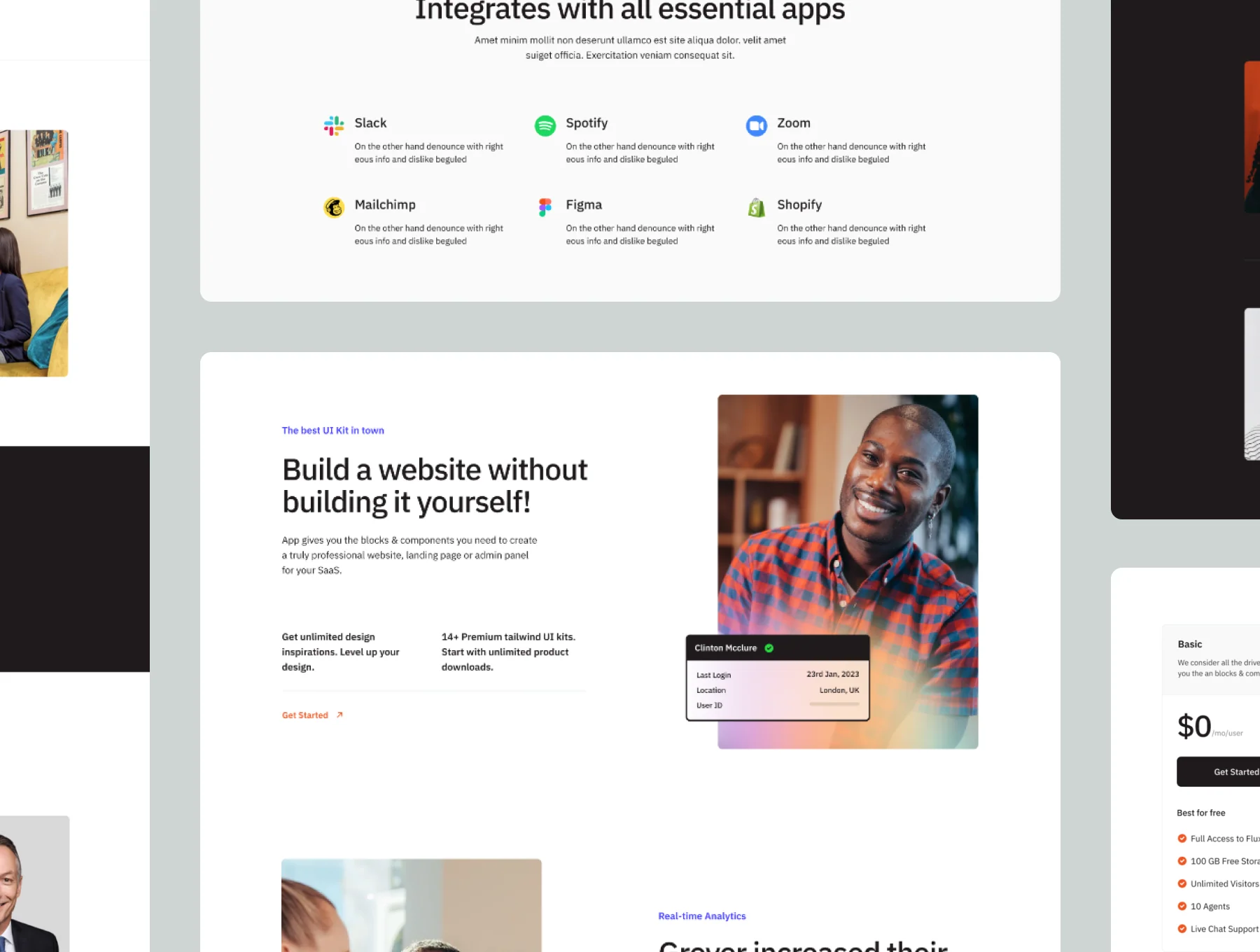 Fluxy - Multi-layout Framer SaaS Template 4