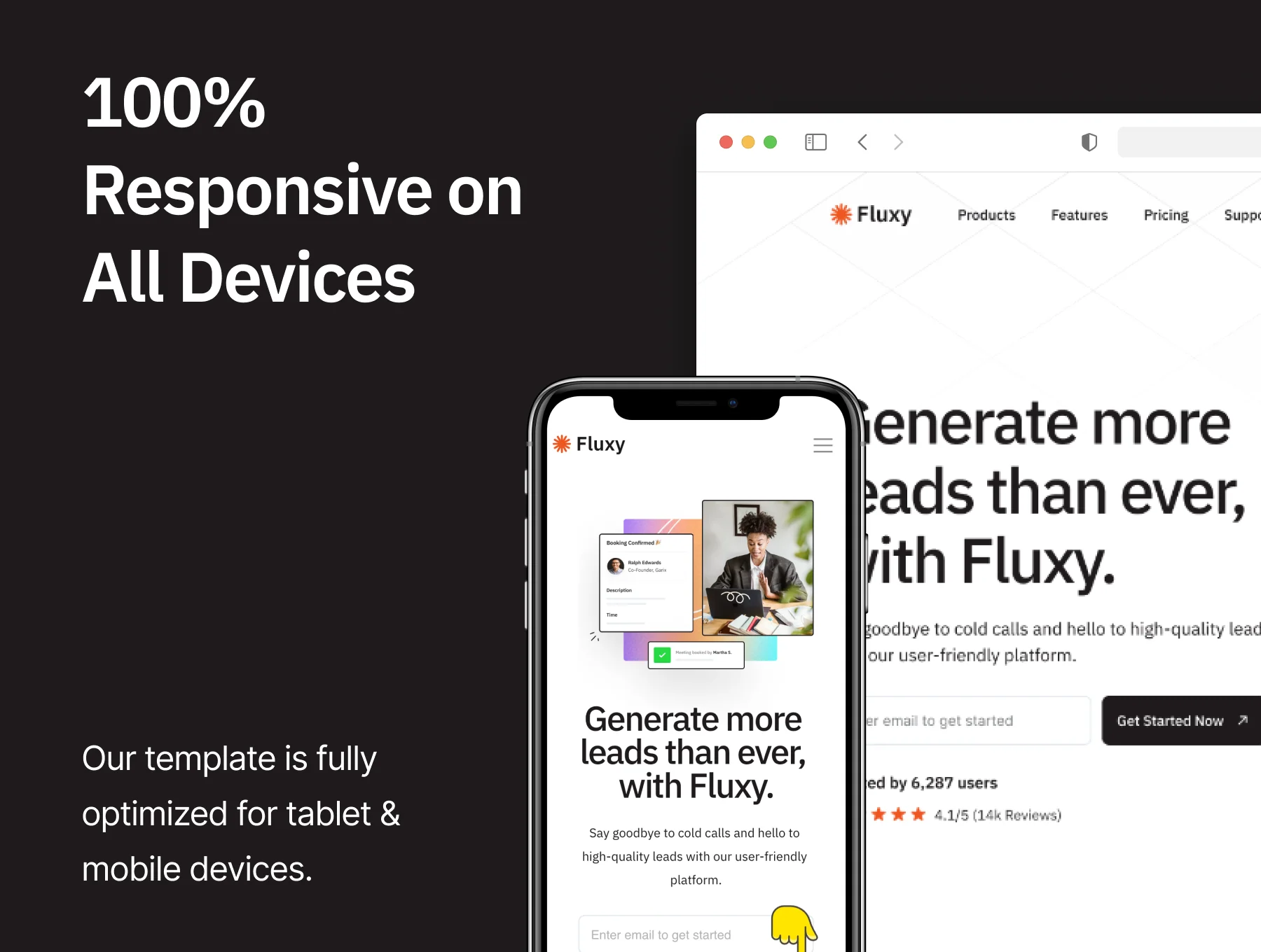 Fluxy - Multi-layout Framer SaaS Template 5
