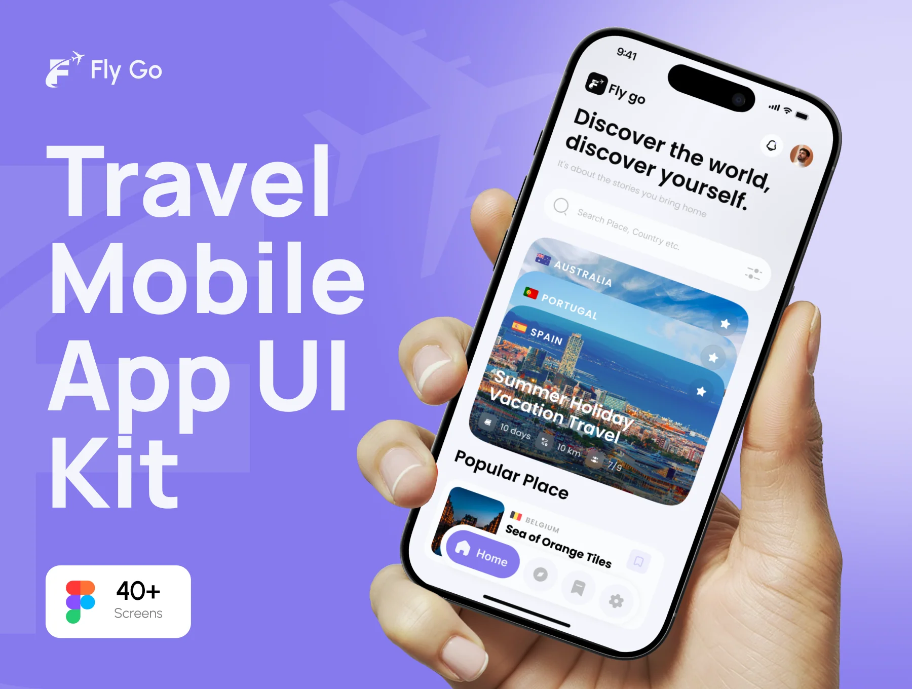 Fly Go - Travel Mobile App UI Kit