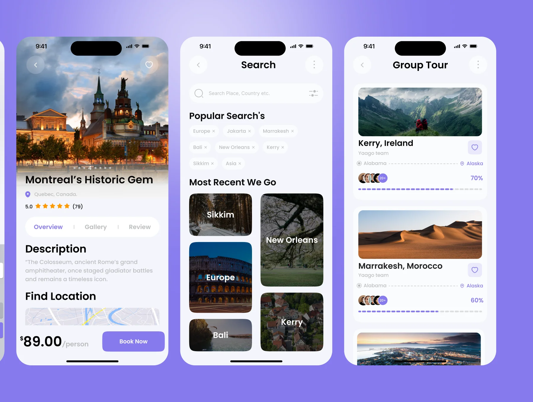 Fly Go - Travel Mobile App UI Kit 6