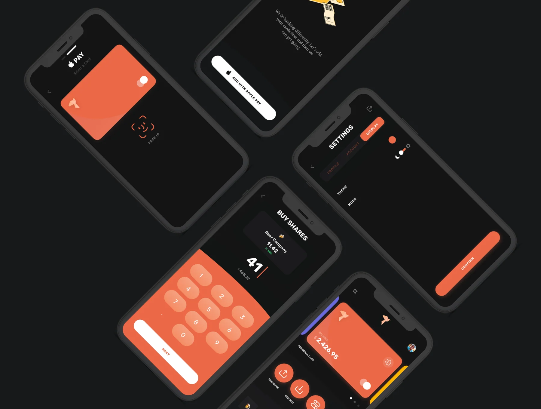 Fly - Banking and Fintech iOS Mobile UI Kit - Sketch 5