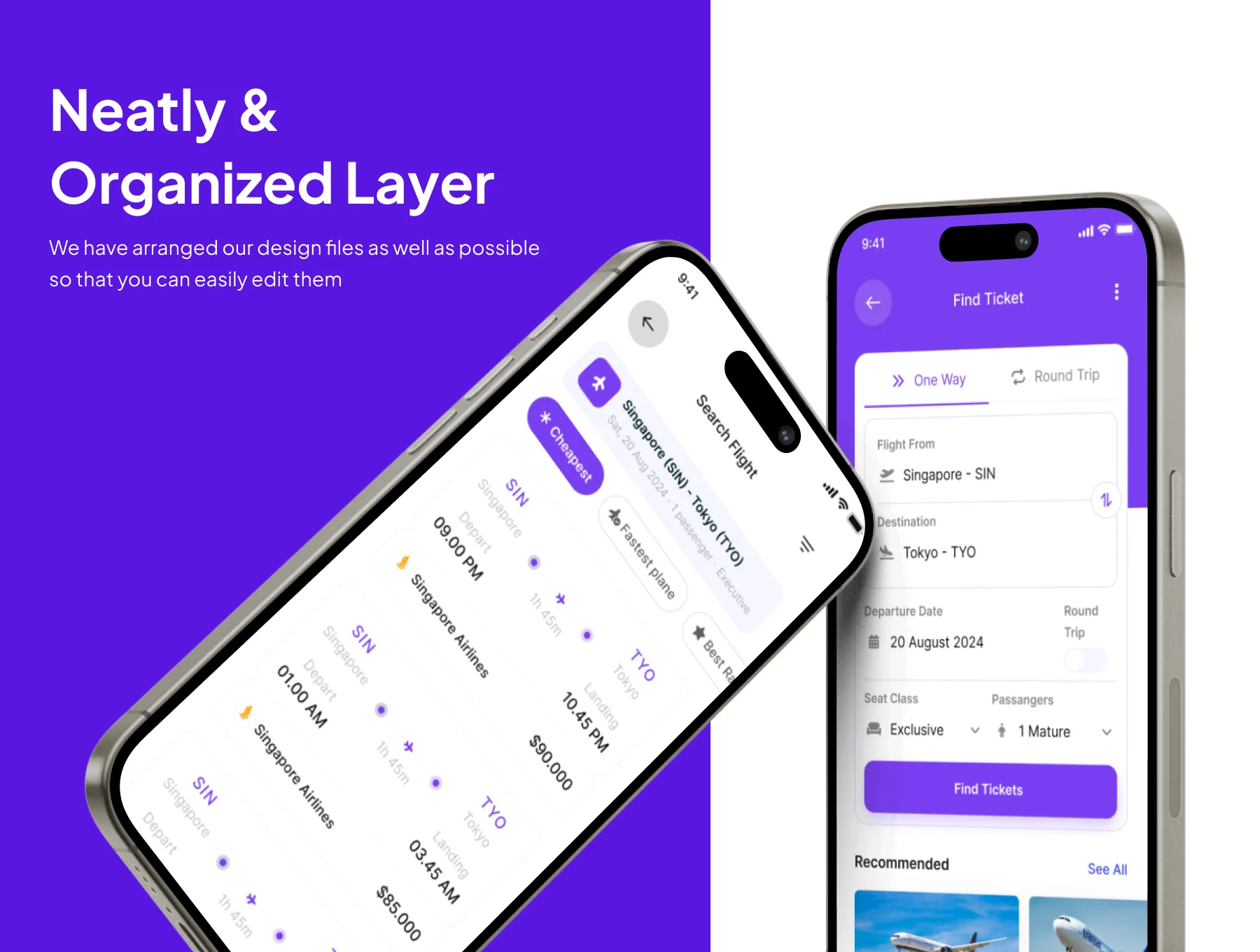 FlyGo - Flight Booking Ticket Premium UI KIts Apps 3