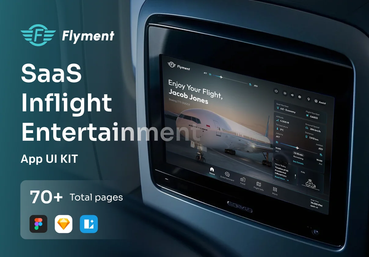 Flyment - SAAS Entertainment Management UI Kit