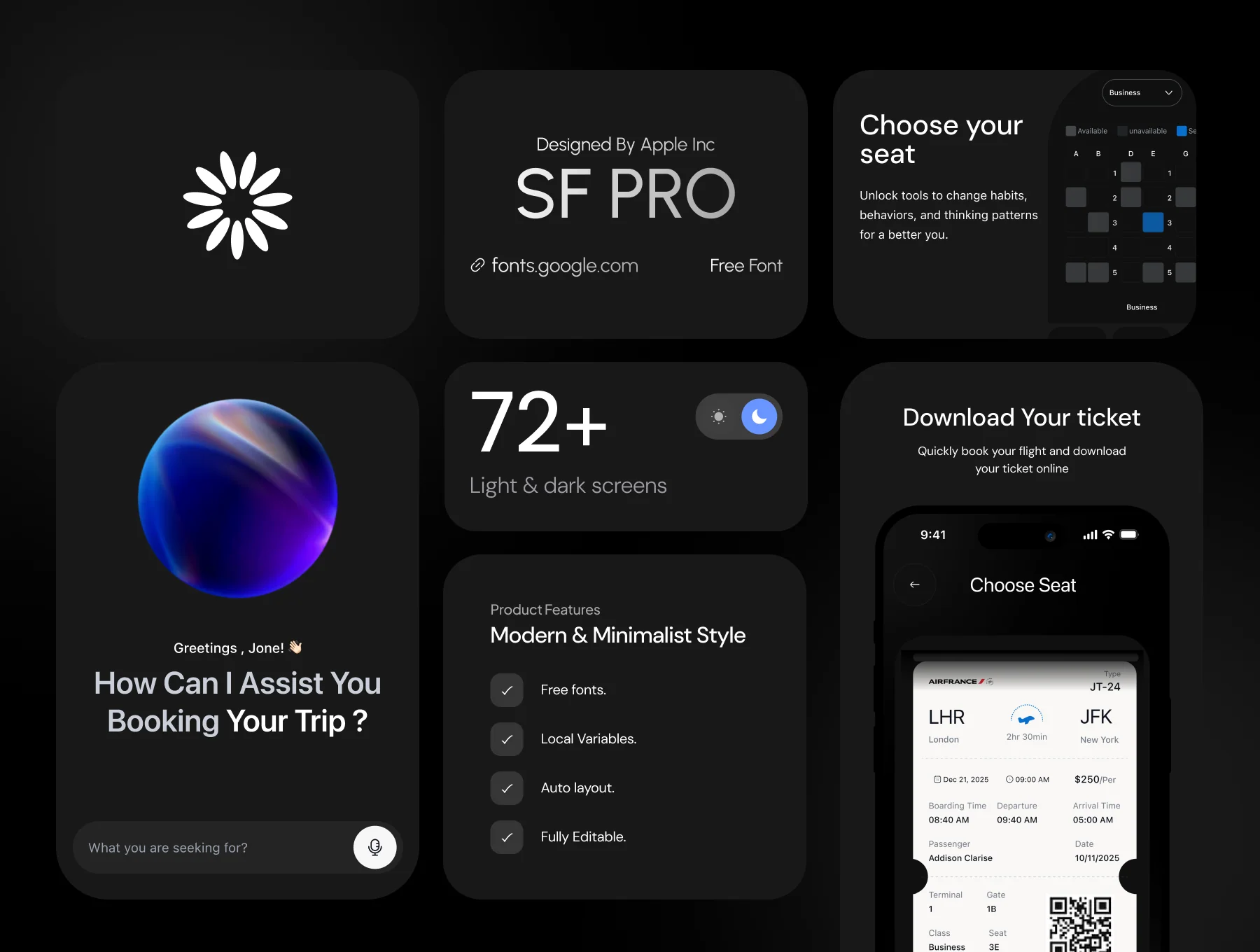 Flyro : Flight Booking & Travel Planning App 2