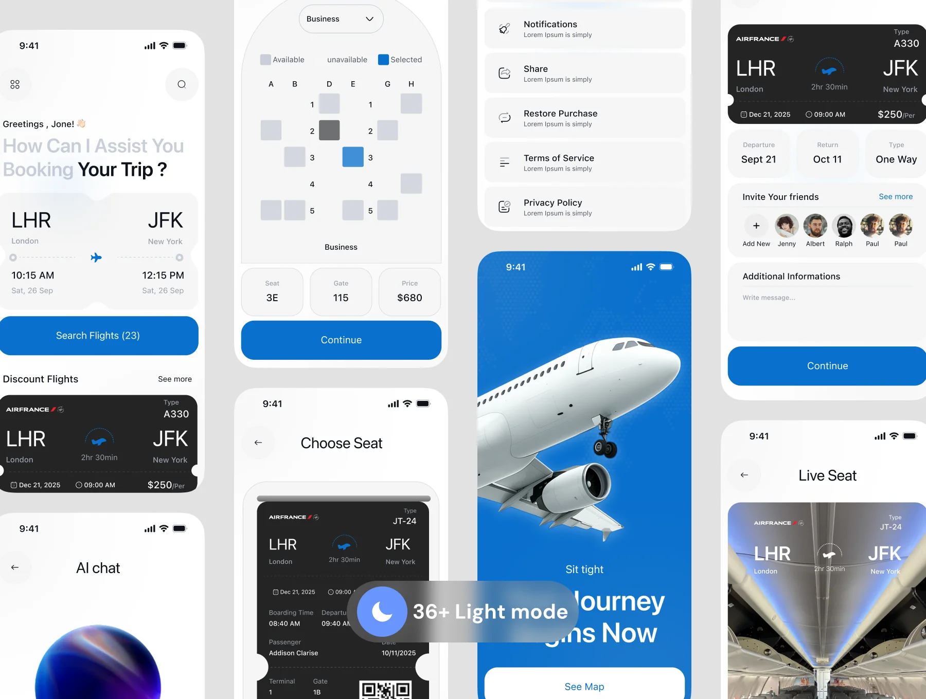 Flyro : Flight Booking & Travel Planning App 3