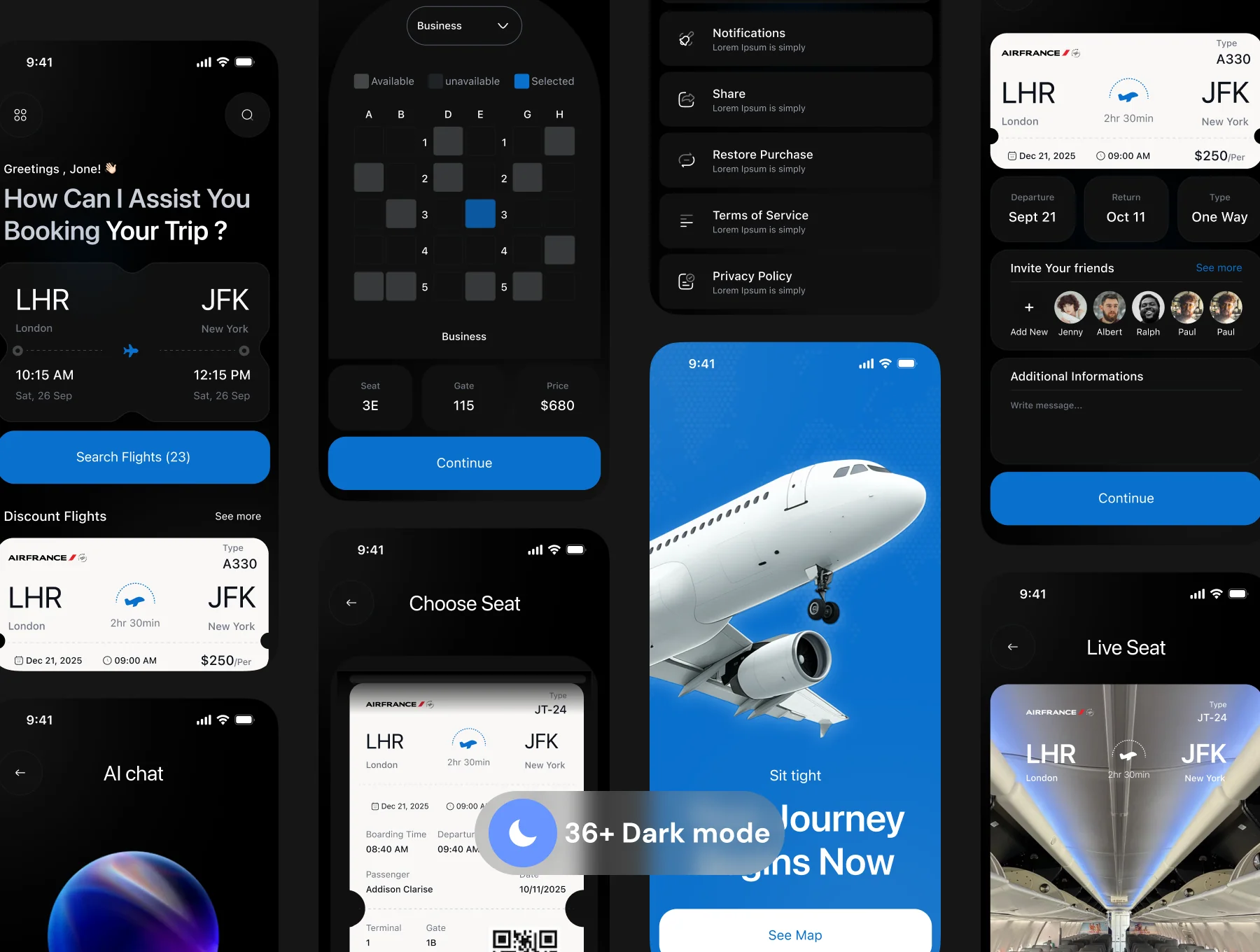 Flyro : Flight Booking & Travel Planning App 4