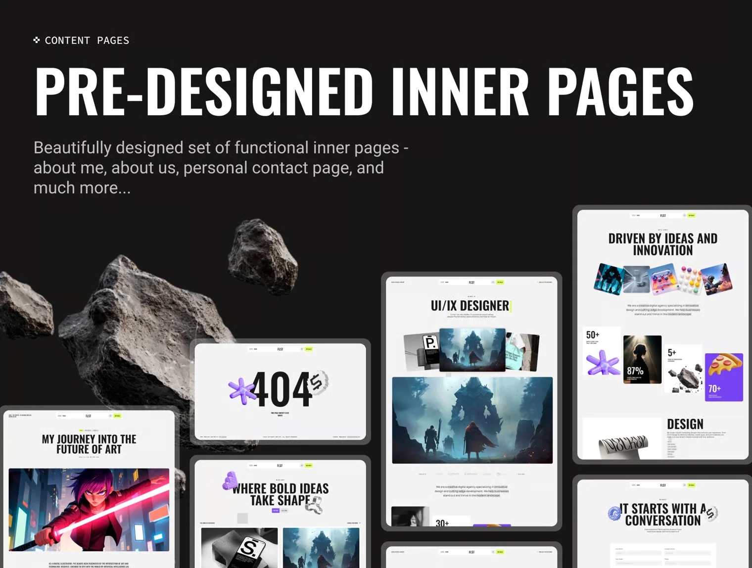 FlyStudio - Creative Studio & Personal Portfolio HTML Template 7