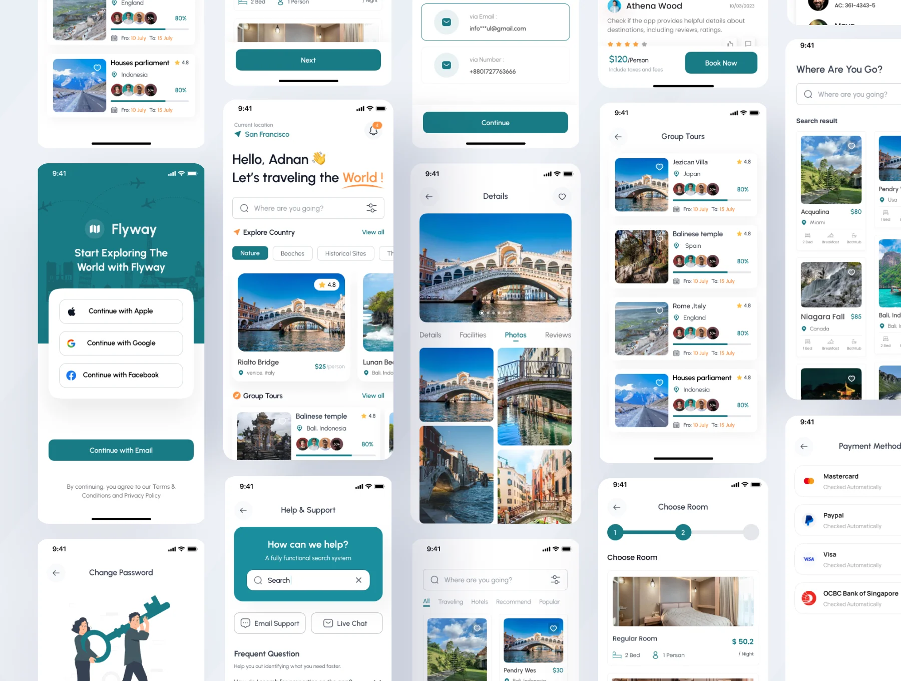Flyway - Travel Mobile App Ui Kit 3