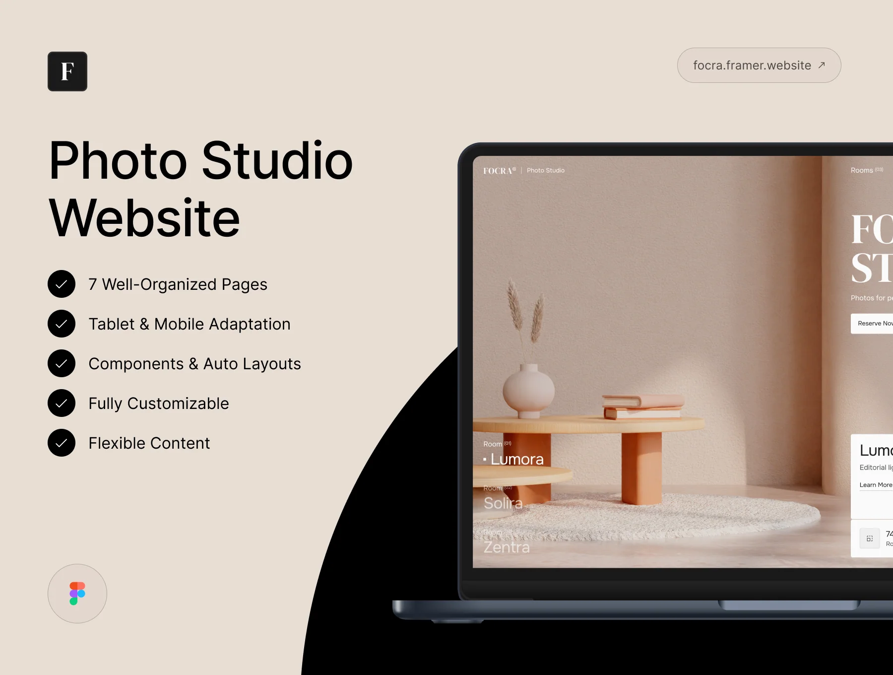Focra – Photo Studio Website