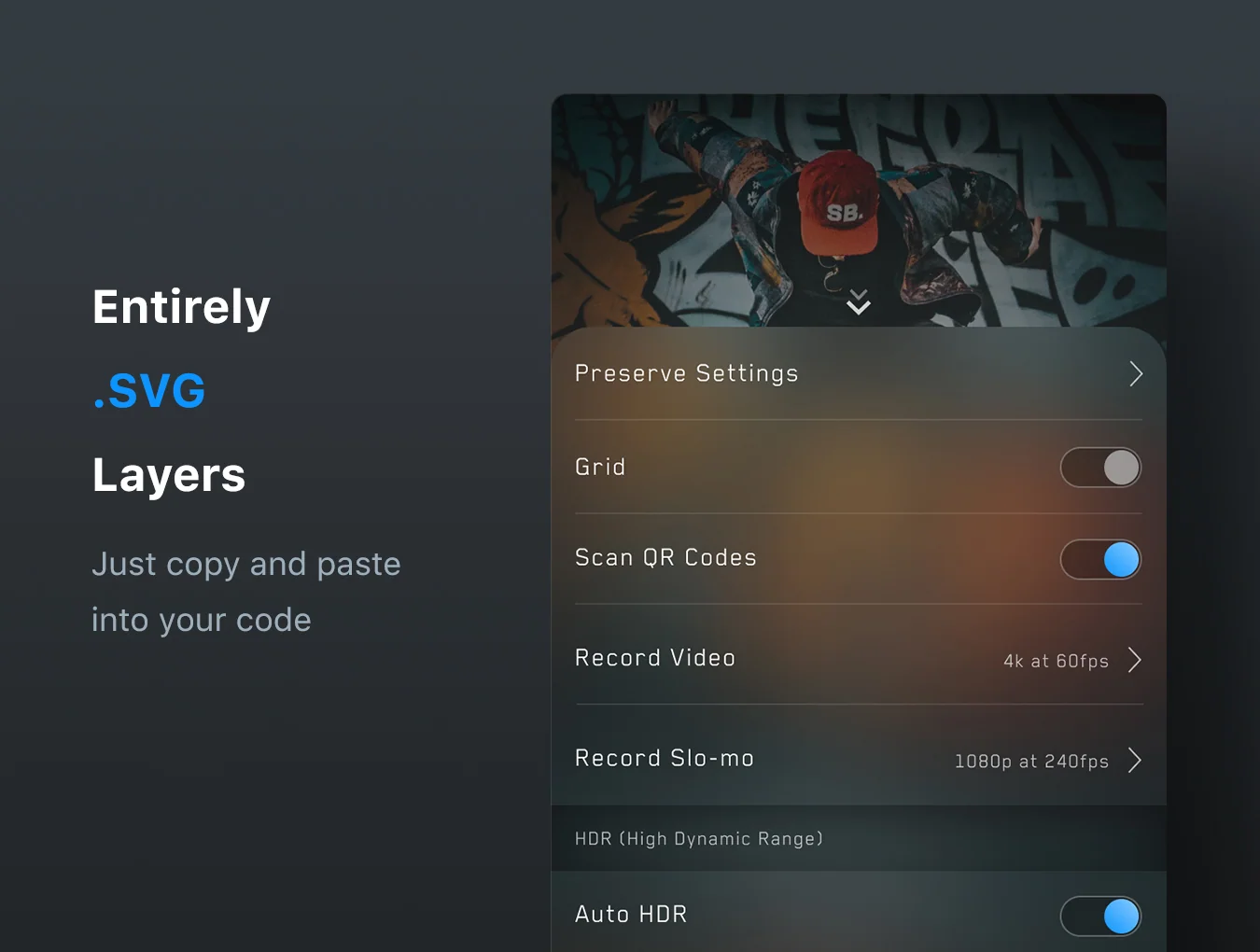 Focus Camera UI Kit 3