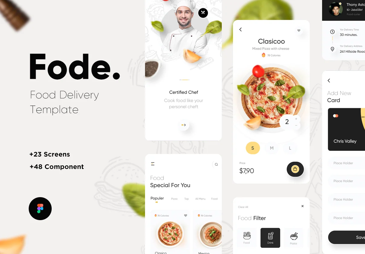 Fode-Food App Ui Kit