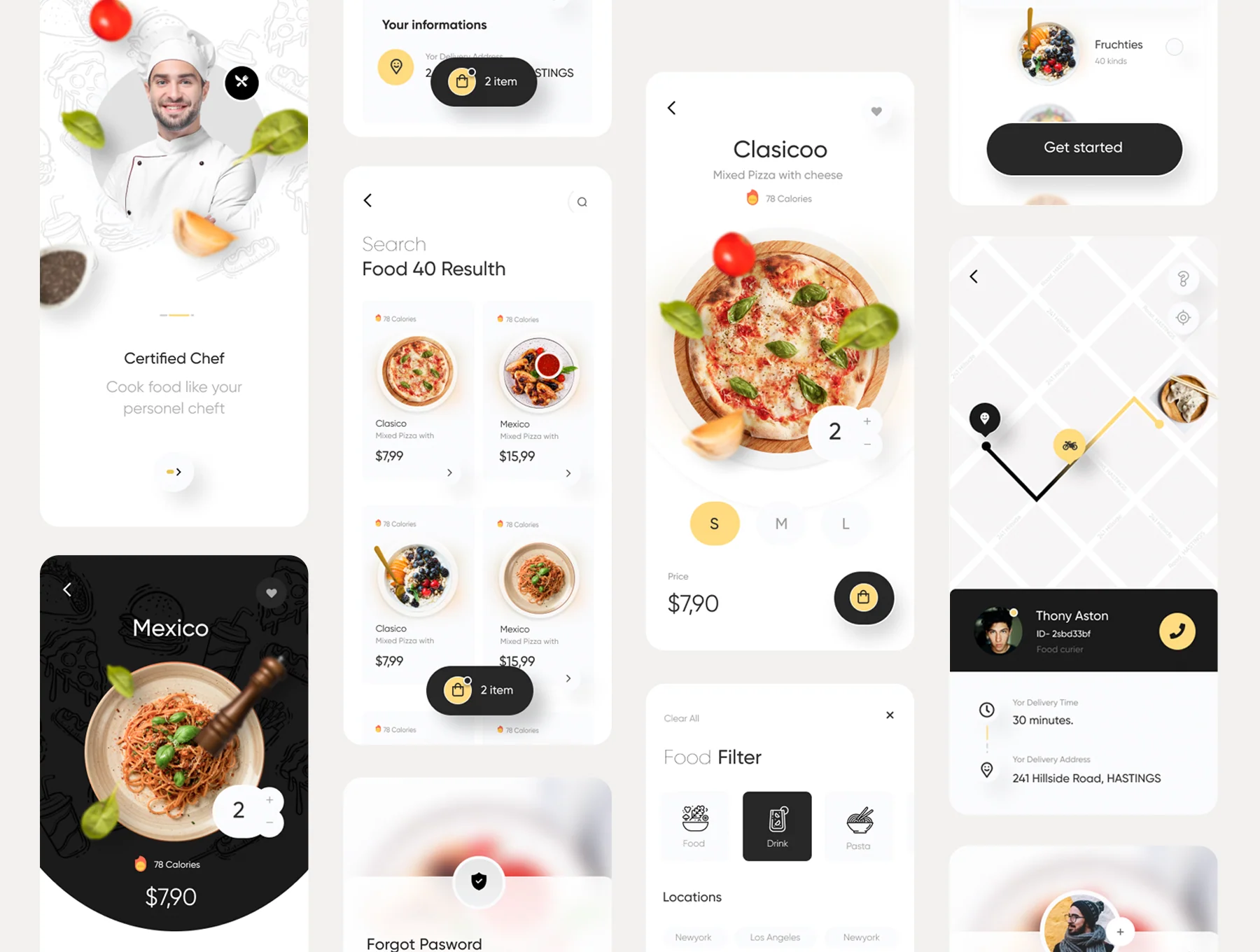 Fode-Food App Ui Kit 4
