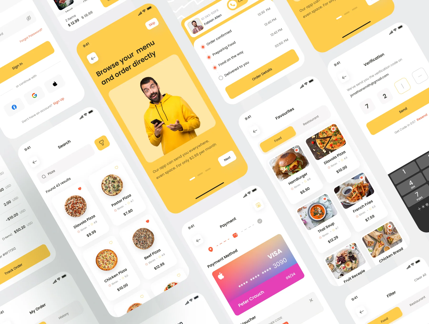 Fodies - Food Delivery App UI Kit 6