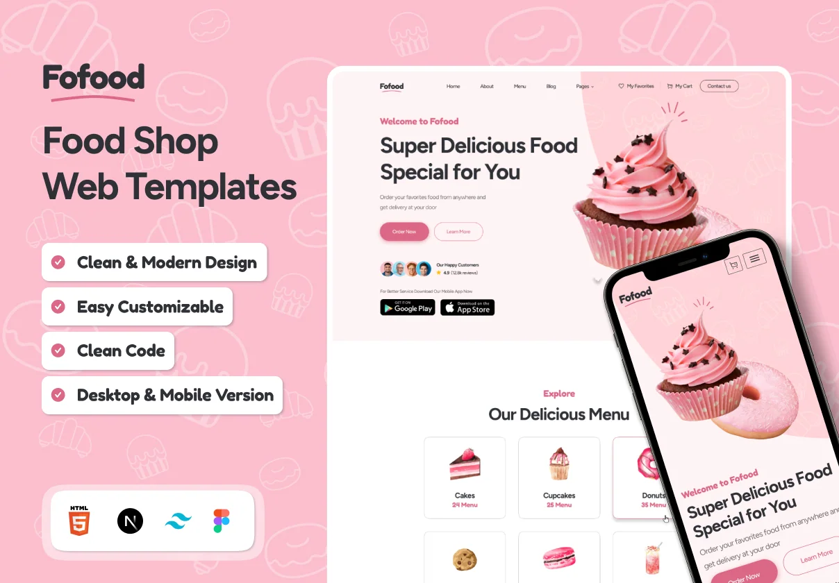 Fofood - Food Shop Web Templates