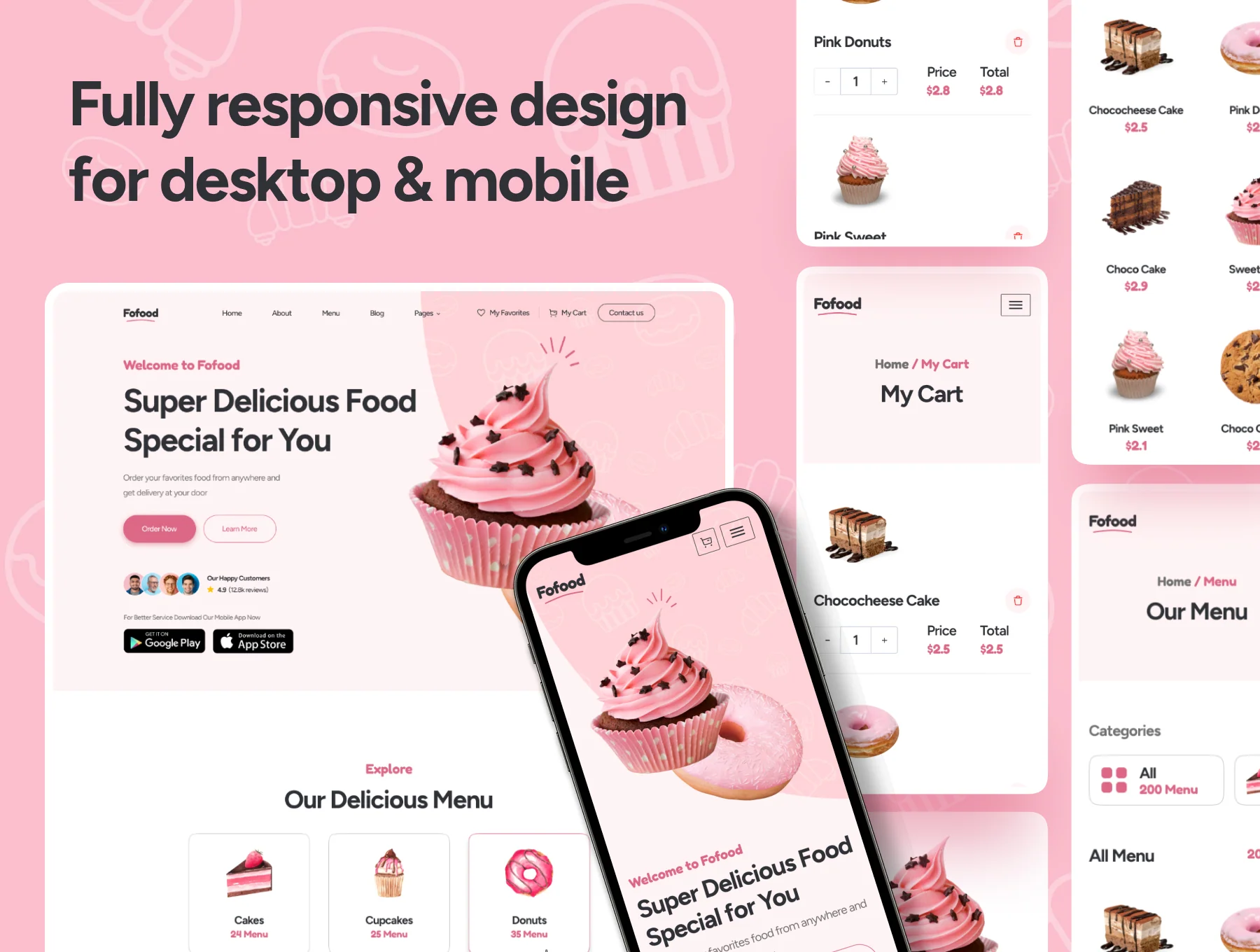 Fofood - Food Shop Web Templates 3