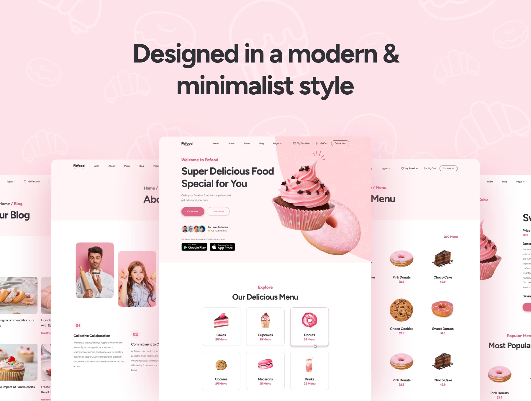 Fofood - Food Shop Web UI Kit 3