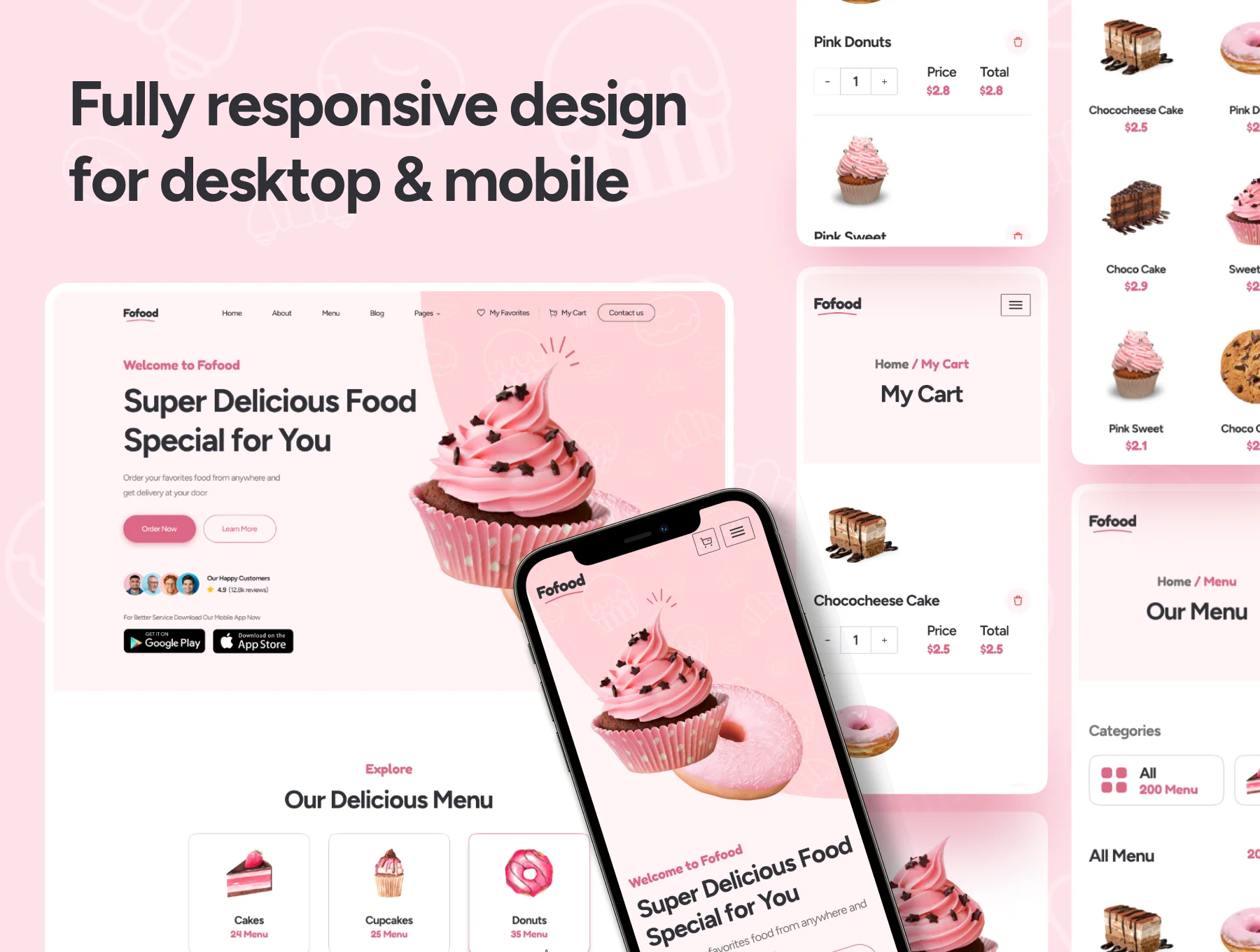 Fofood - Food Shop Web UI Kit 4