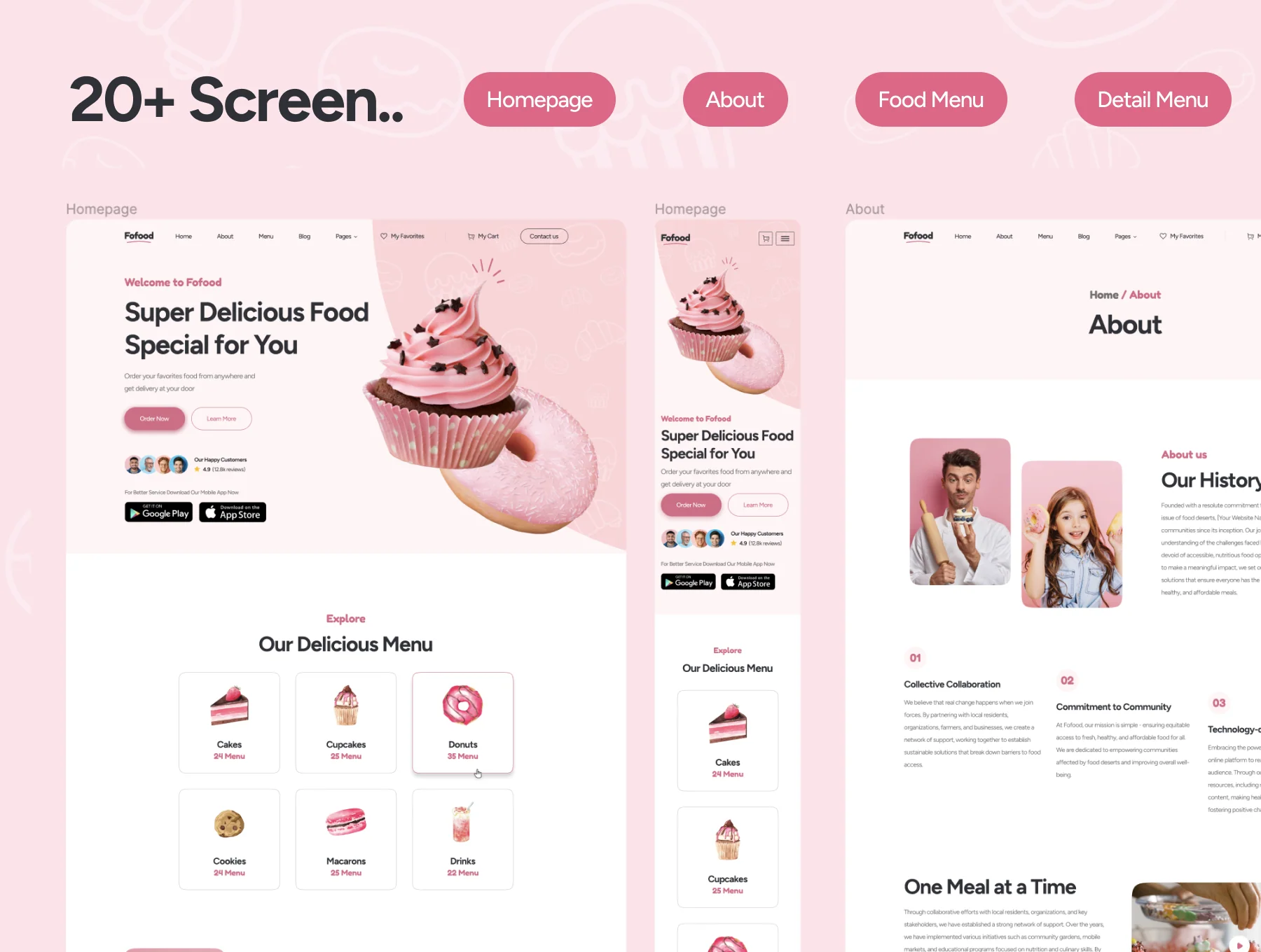 Fofood - Food Shop Web UI Kit 7