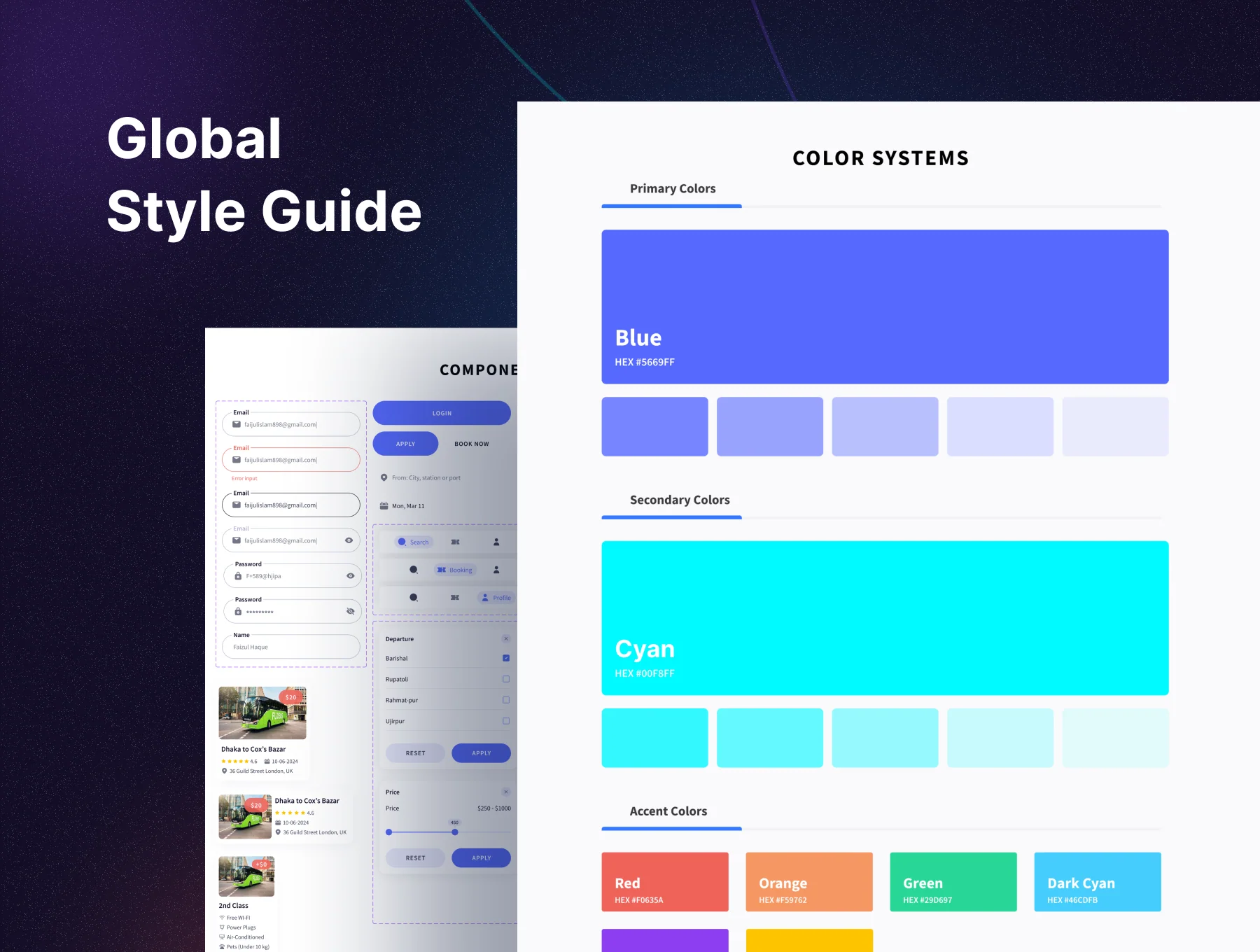 Foli Bus Booking App UI Kit 3
