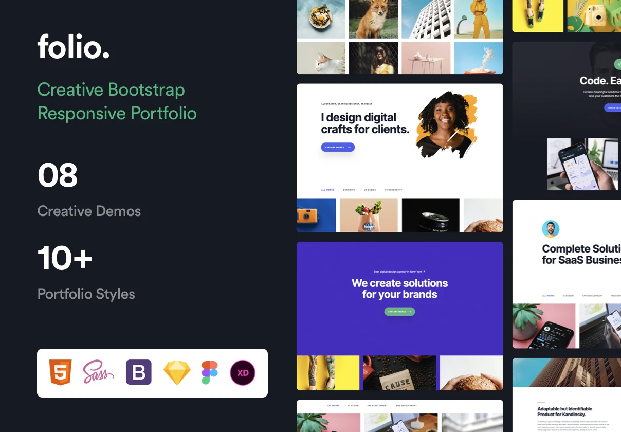 Folio - Bootstrap Portfolio Template